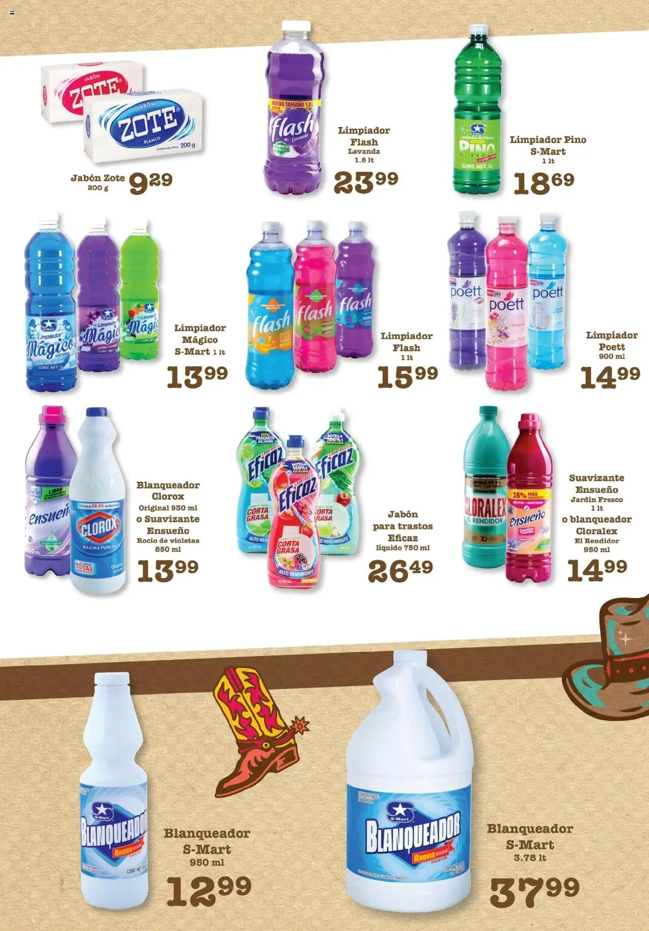 Nuevas ofertas de S-Mart válidas en toda la República Mexicana desde el 29.07.2025. ¡Encuentra las mejores ofertas en S-Mart - Folleto de Feria - Matamoros! | Página: 4 | Productos: Suavizante, Limpiador, Fragancia, Jabón