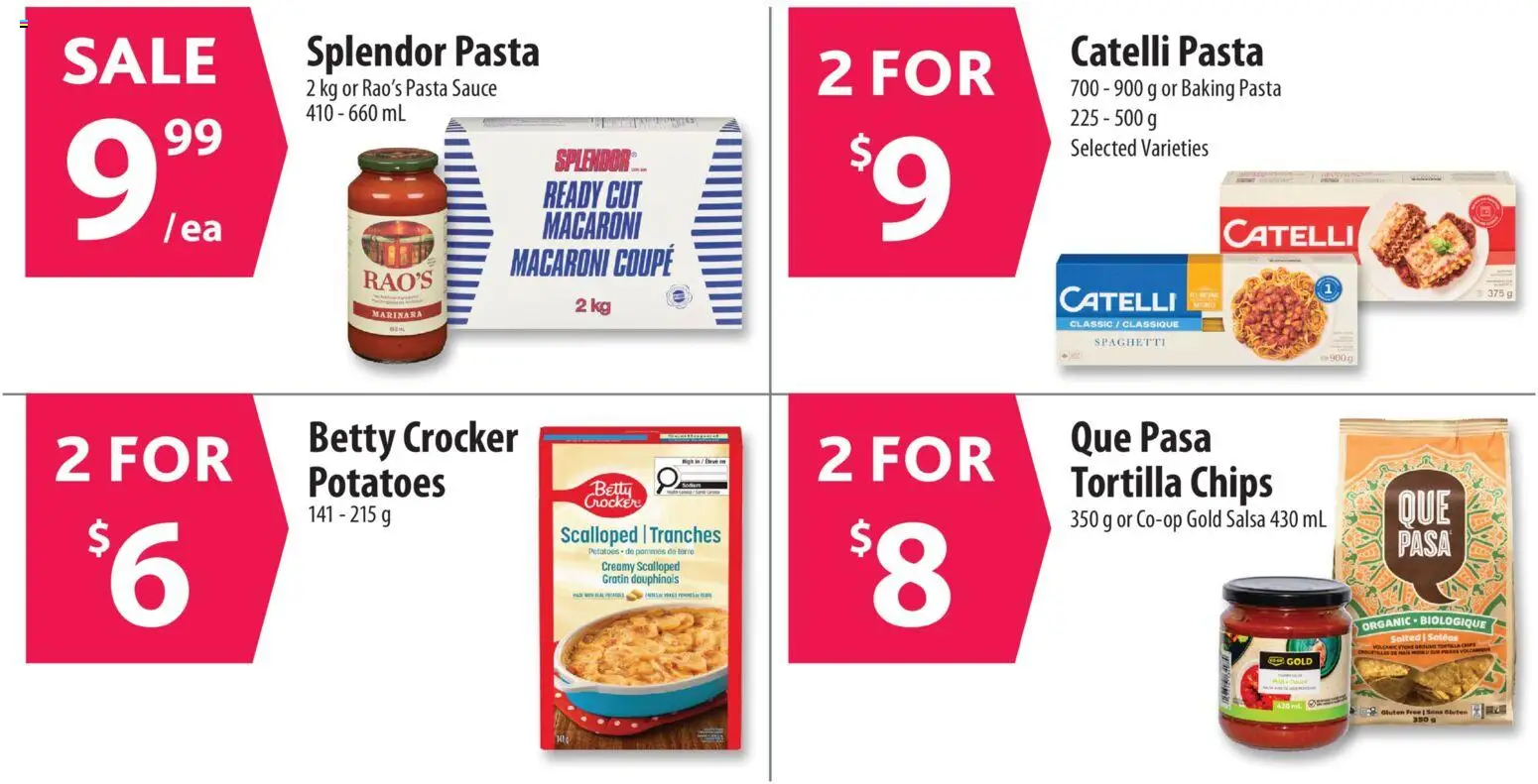 Co-op Food flyer valid from 19.03.2026 | Page: 10 | Products: Pasta, Chips, Potatoes
