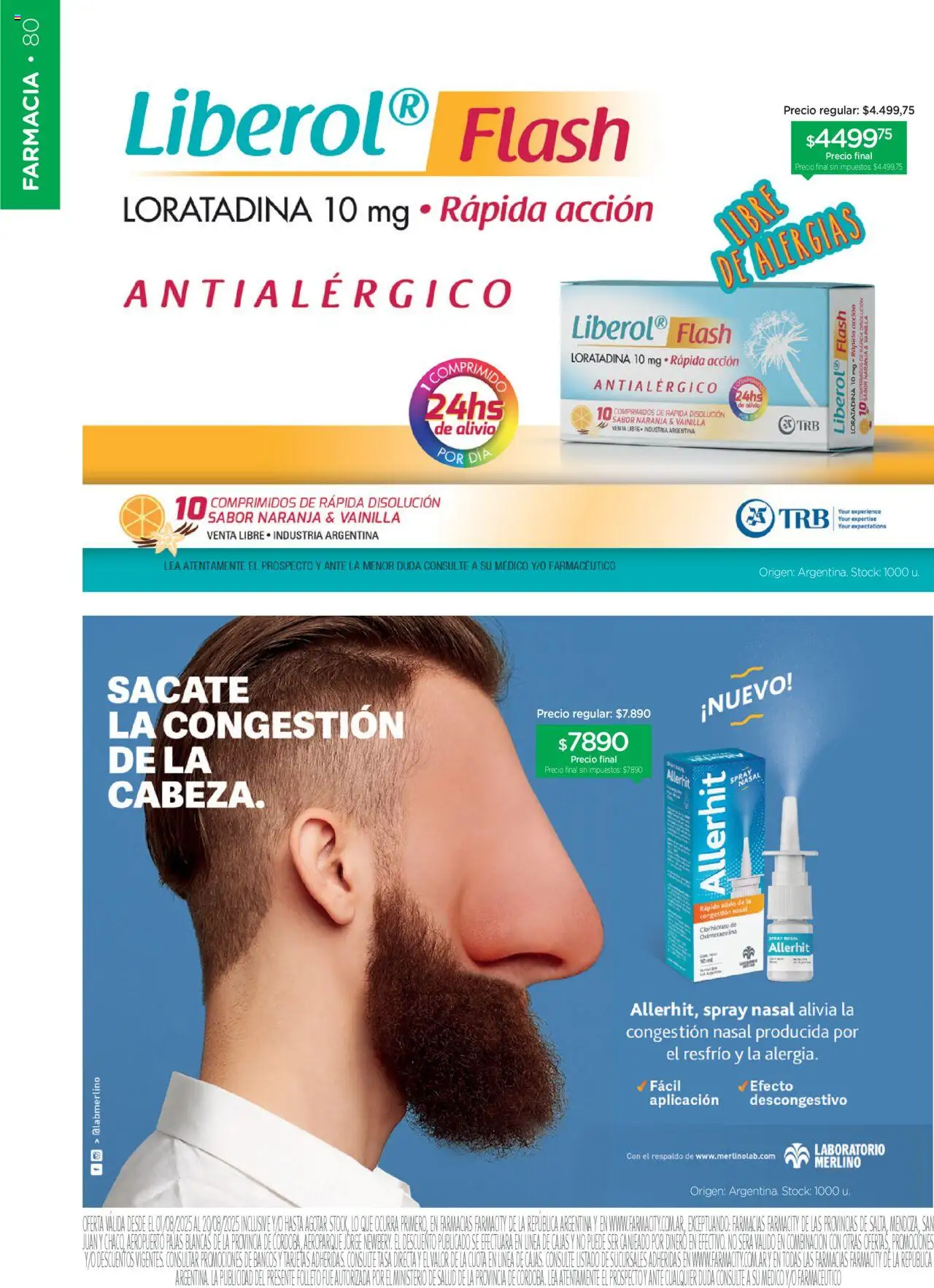 Farmacity catálogo │ válido desde el 01.08.2025 | Página: 80