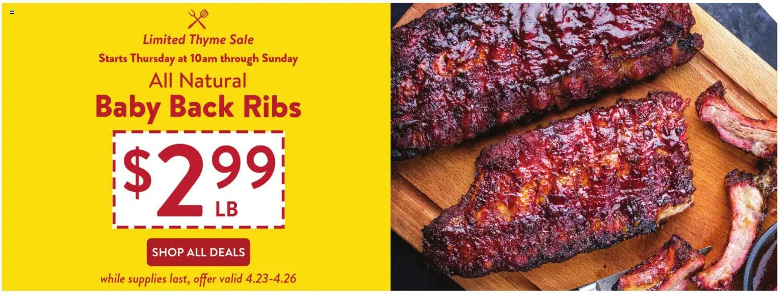 Fresh Thyme Weekly Ad - KY - valid from 22.04.2026 | Page: 1