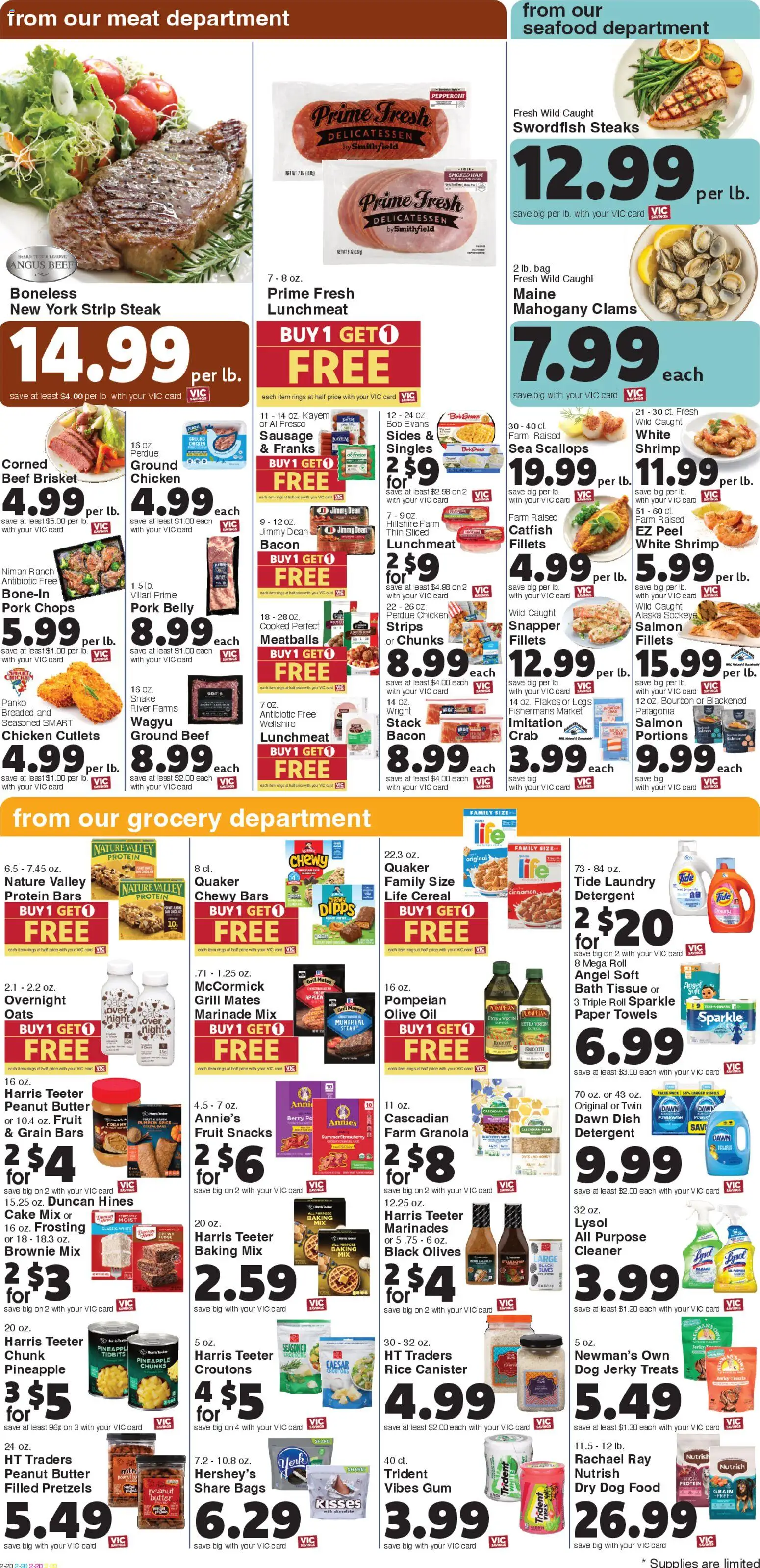 Harris Teeter Weekly Ad - valid from 04.03.2026 | Page: 5 | Products: Oil, Pineapple, Bourbon, Garlic
