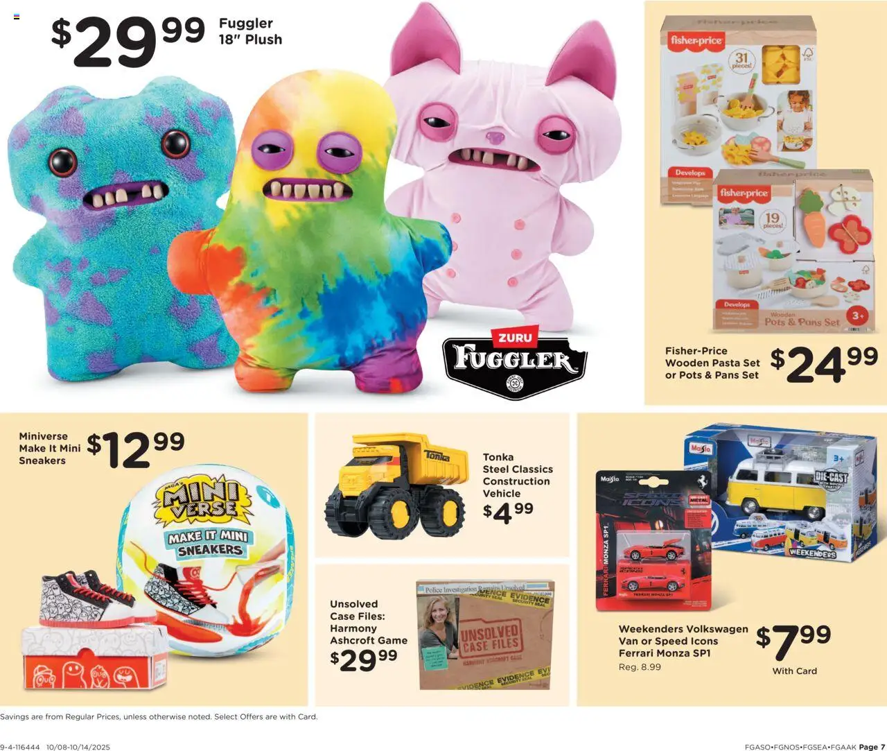 Fred Meyer Home & Apparel - valid from 08.10.2025 | Page: 12 | Products: Pasta, Sneakers, Game, Case