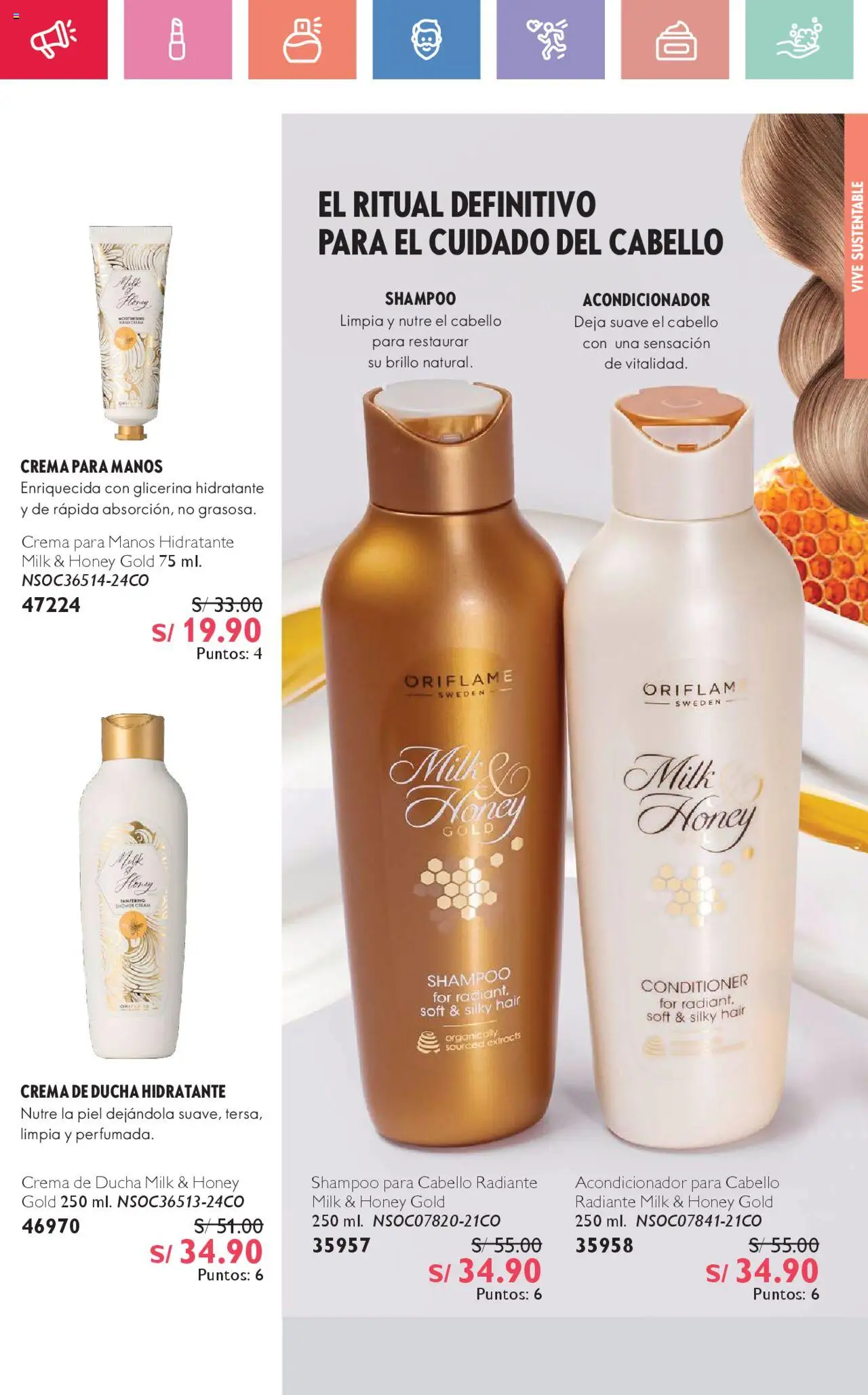 Catálogo Oriflame válido desde 23.08.2025 | Página: 111 | Productos: Shampoo, Acondicionador, Ducha, Crema