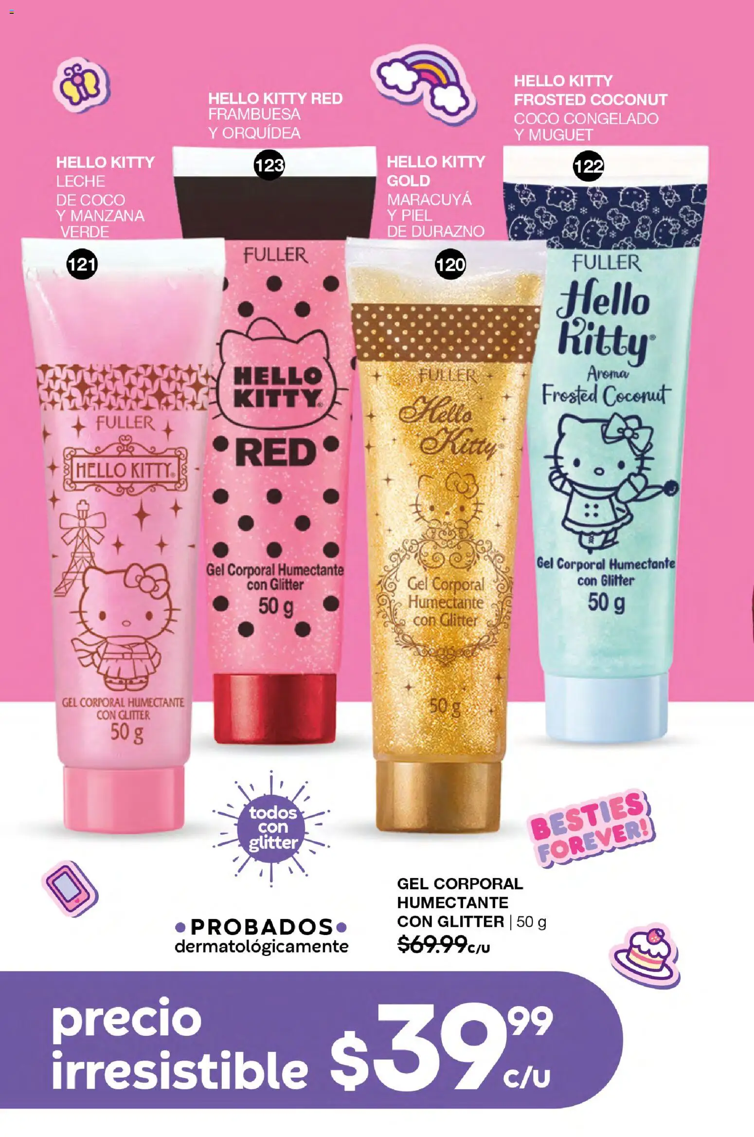 Nuevas ofertas de Fuller válidas en toda la República Mexicana desde el 07.01.2026. ¡Encuentra las mejores ofertas en Fuller campaña 20 2026! | Página: 56 | Productos: Durazno, Manzana, Leche, Glitter