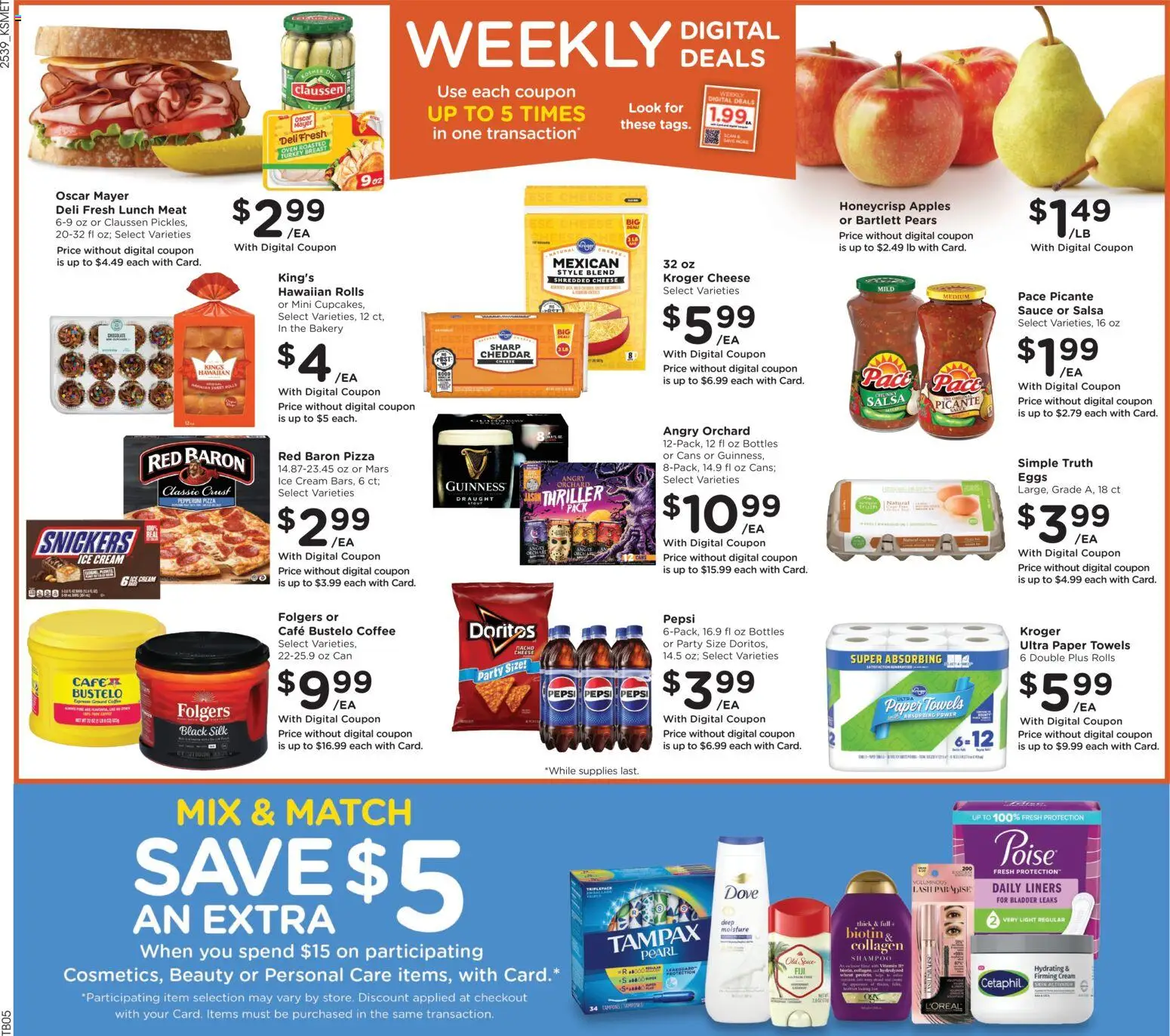 King Soopers Weekly Ad - valid from 29.10.2025 | Page: 2 | Products: Bakery, Shampoo, Eggs, Pizza