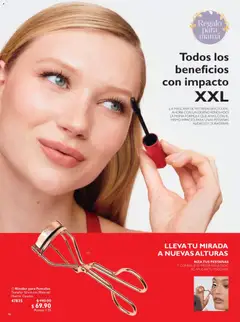 Vista previa de Oriflame campaña 5 2026, nuevo folleto de la tienda, válido en México a partir del 28.03.2026 | Página: 16 | Productos: Máscara, Máscara de pestañas, Rizador