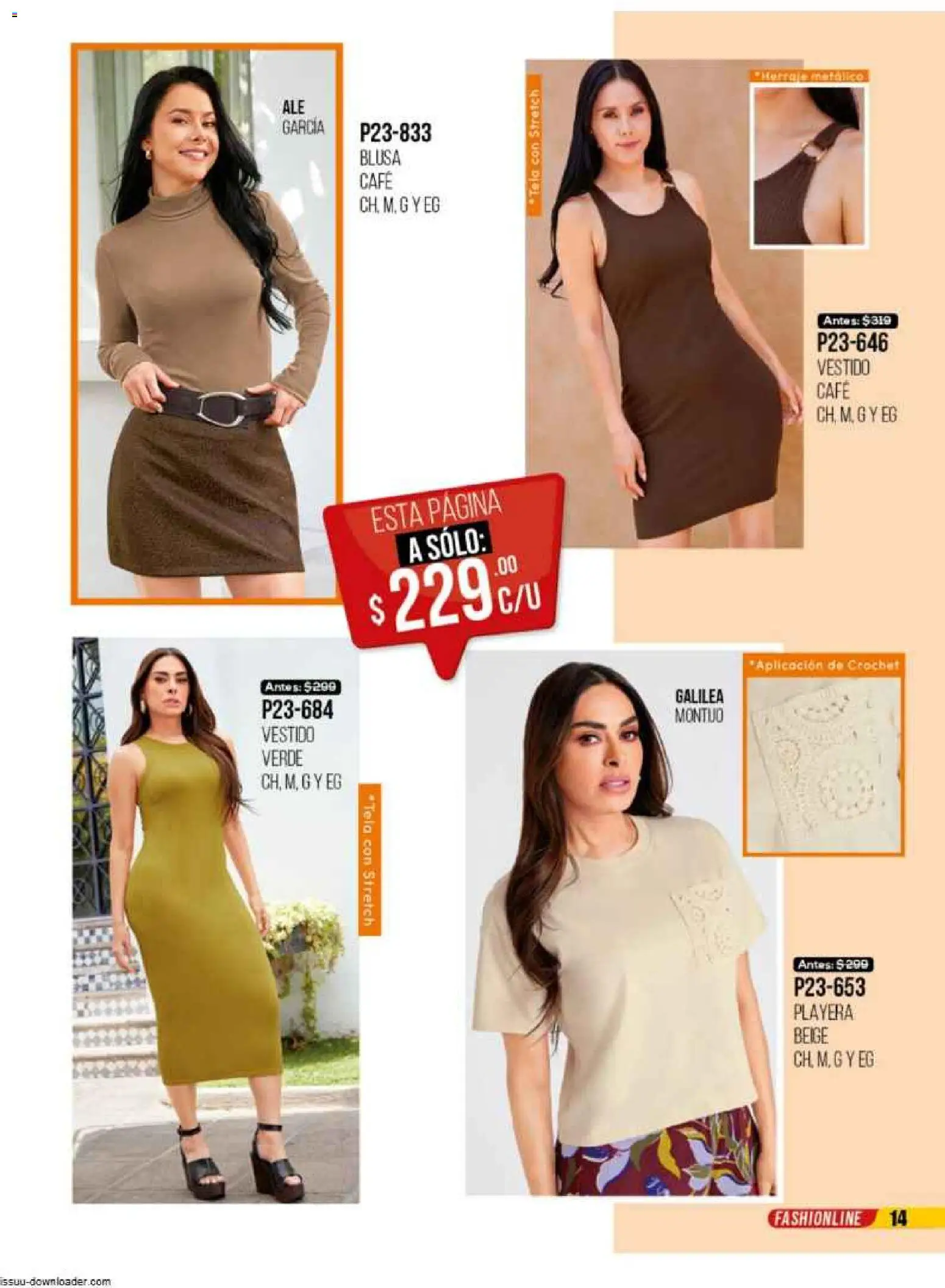 Nuevas ofertas de Cklass válidas en toda la República Mexicana desde el 31.10.2025. ¡Encuentra las mejores ofertas en Cklass catálogo Super Rebajas Ropa! | Página: 17 | Productos: Blusa, Café, Vestido, Playera
