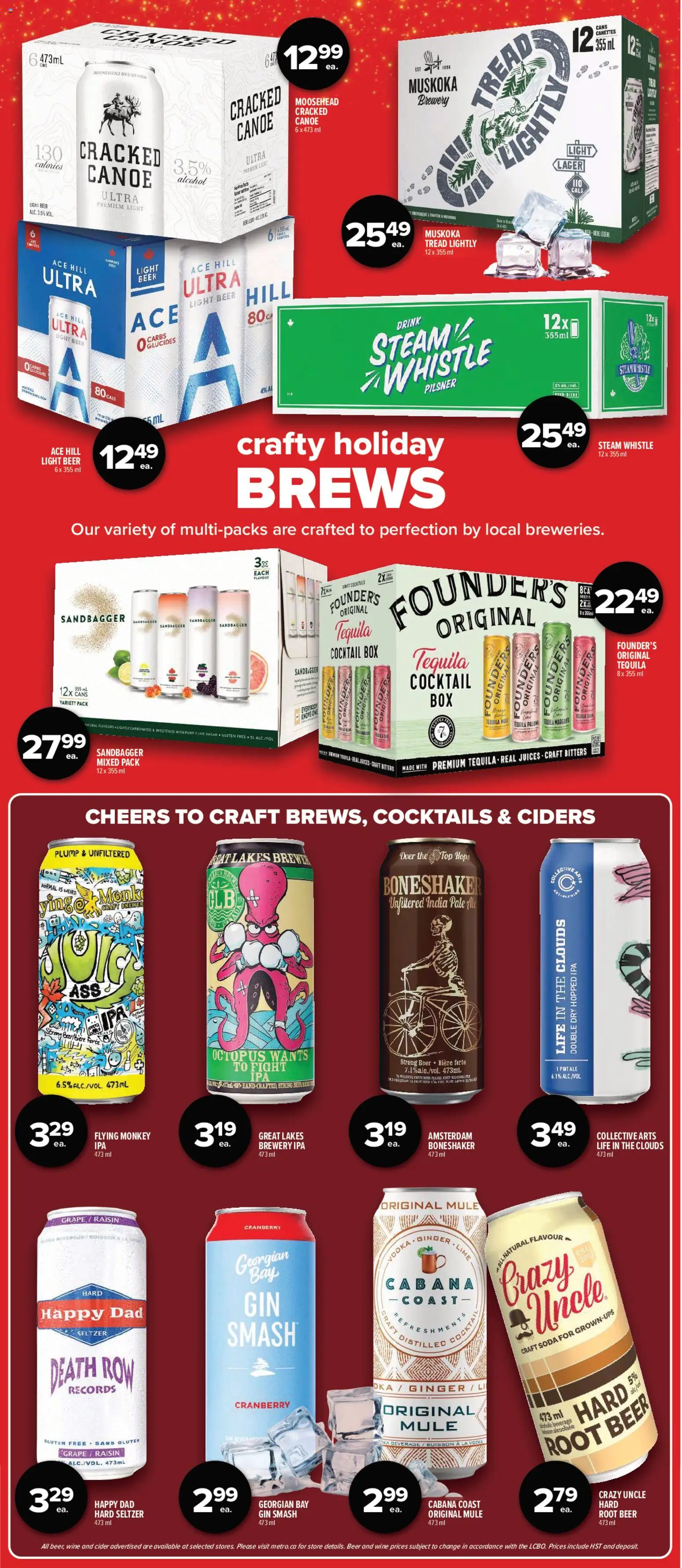 Metro flyer valid from 27.11.2025 | Page: 12 | Products: Gin, Wine, Beer, Robe