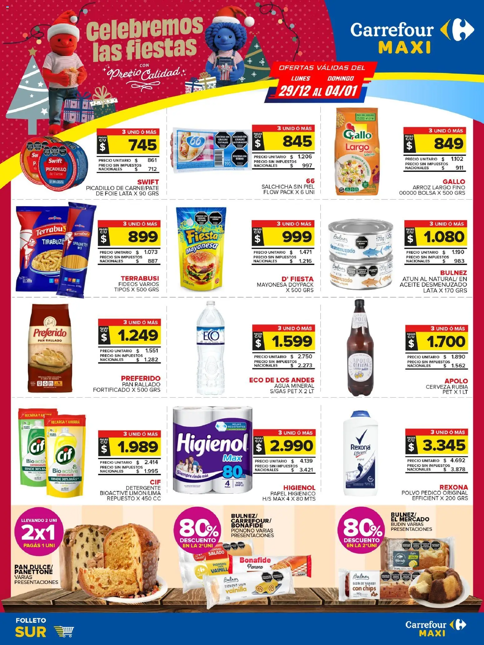 Carrefour Maxi catálogo │ válido desde el 29.12.2025 | Página: 1 | Productos: Aceite, Cerveza, Arroz, Pan rallado