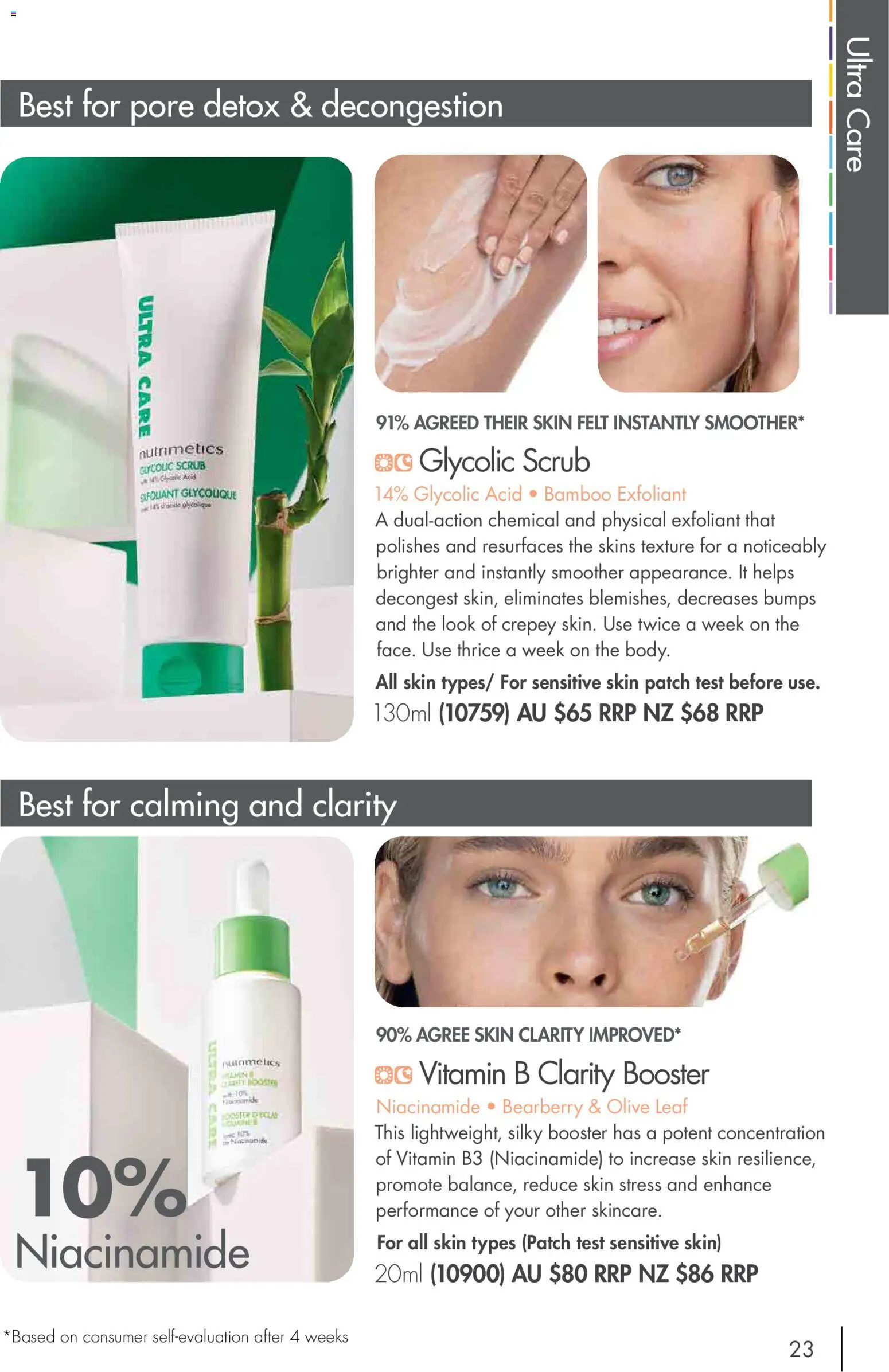 Nutrimetics catalogue - valid from 01.01.2026 | Page: 23 | Products: Scrub, Sensitive skin, Vitamin