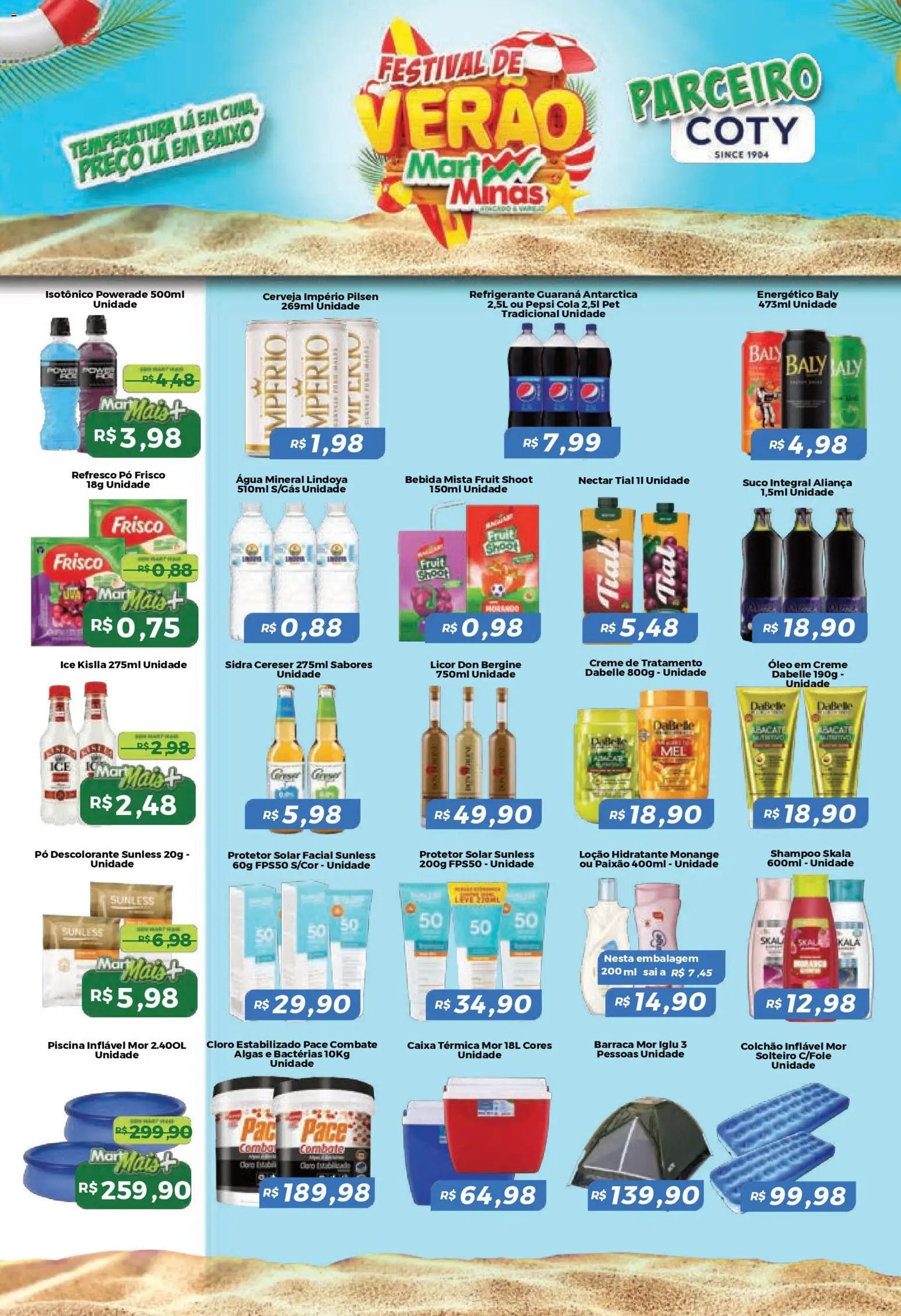 Mart Minas Folheto - válido de 08.01.2026 | Página: 4 | Produtos: Guaraná, Energético, Água mineral, Isotônico