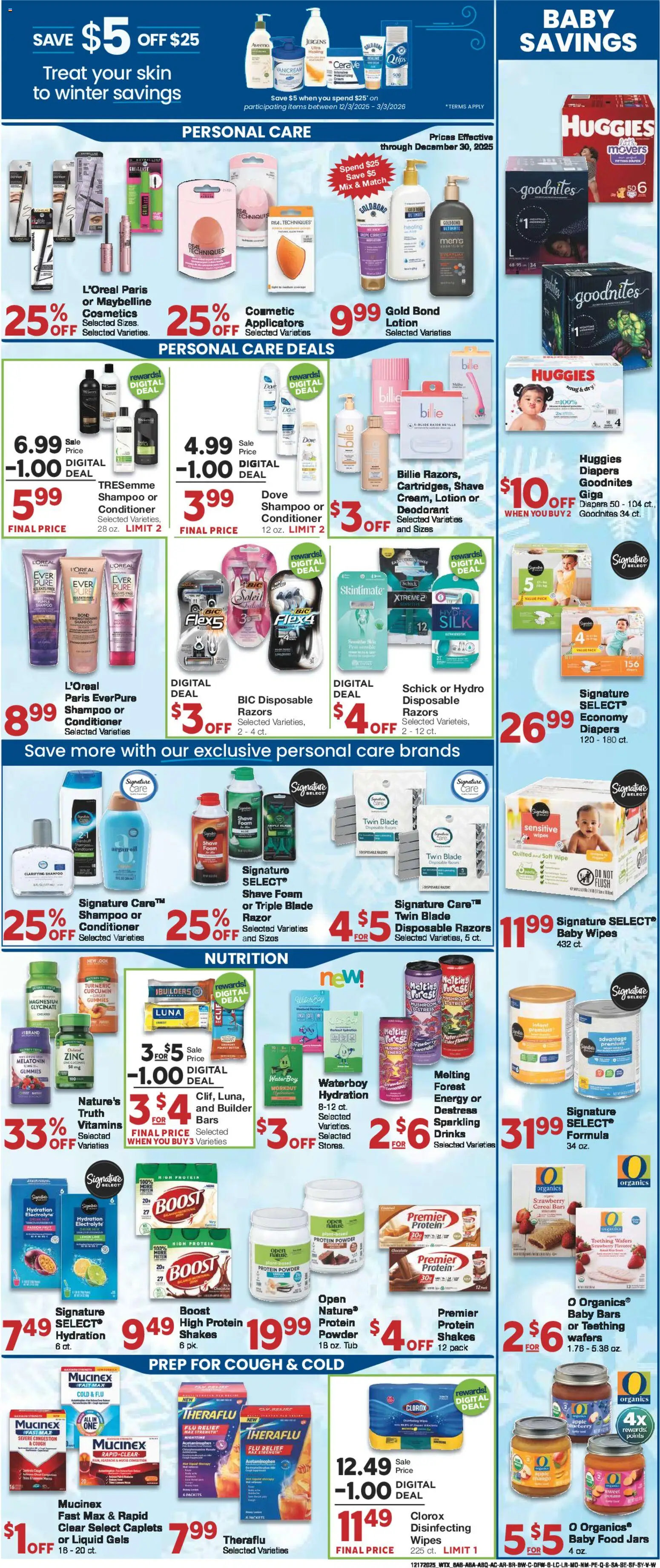 United Supermarkets Weekly Ad - valid from 17.12.2025 | Page: 6 | Products: Magnesium, Melatonin, Lemon, Lime