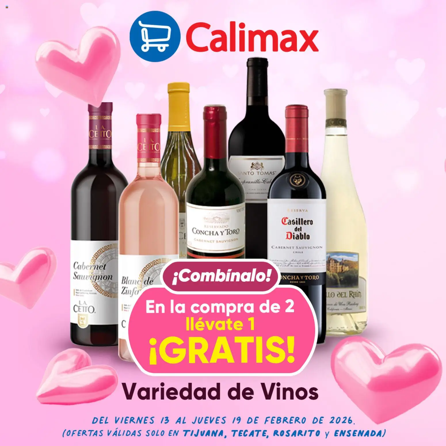 Nuevas ofertas de Calimax válidas en toda la República Mexicana desde el 13.02.2026. ¡Encuentra las mejores ofertas en Calimax folleto San Valentín! | Página: 3