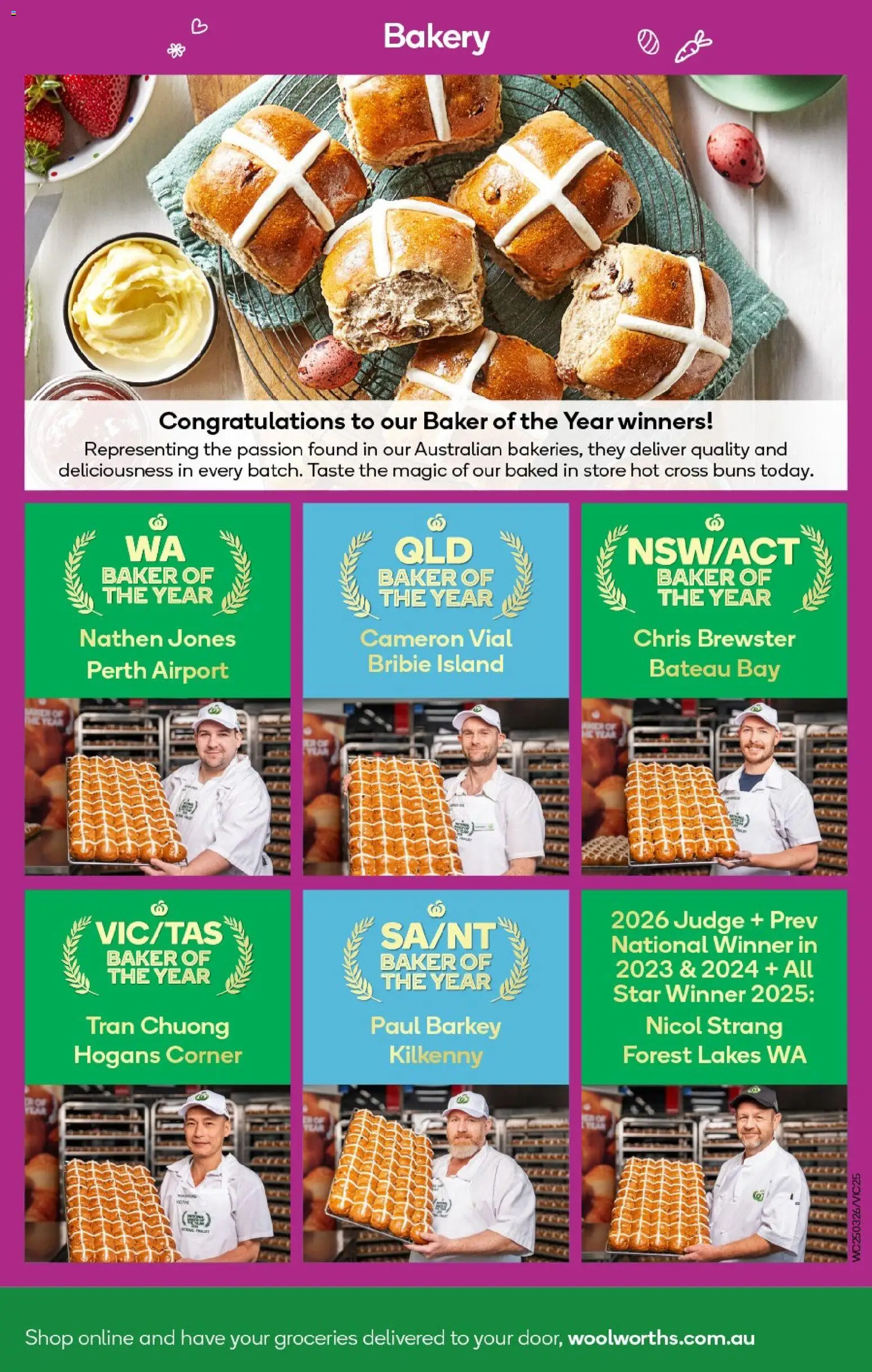 Woolworths catalogue - valid from 25.03.2026 | Page: 25 | Products: Bakery