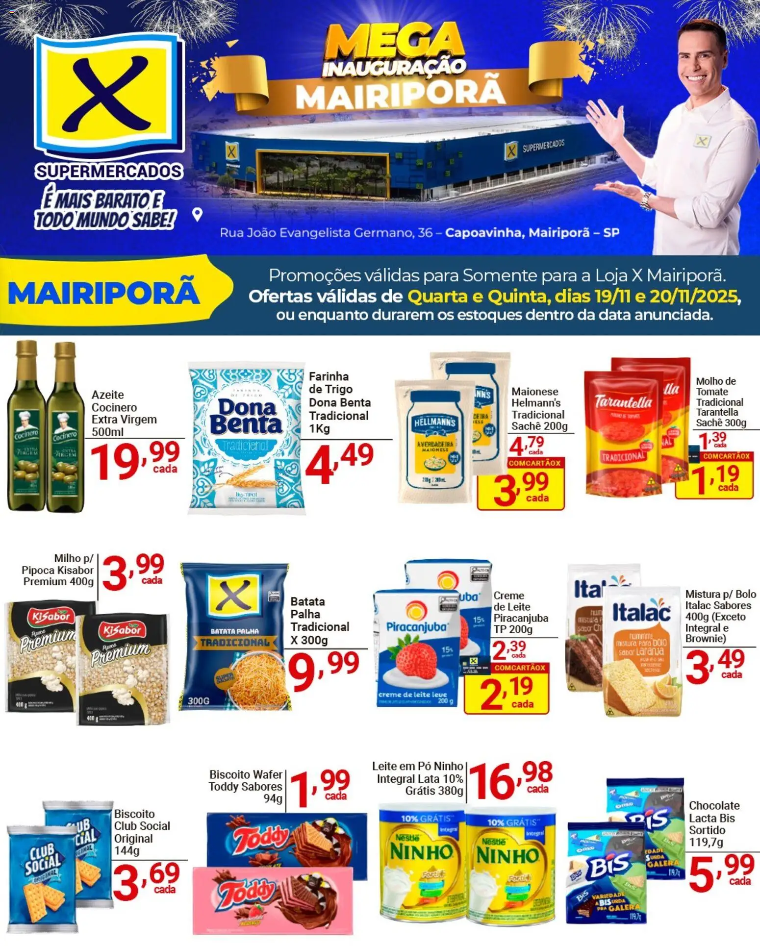 X Supermercados Folheto - válido de 19.11.2025 | Página: 6 | Produtos: Batata palha, Batata, Creme de leite, Leite em pó