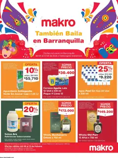 Makro - Makro también baila en Barranquilla -  Vista previa de la revista de la tienda Makro valido desde el 09.02.2026