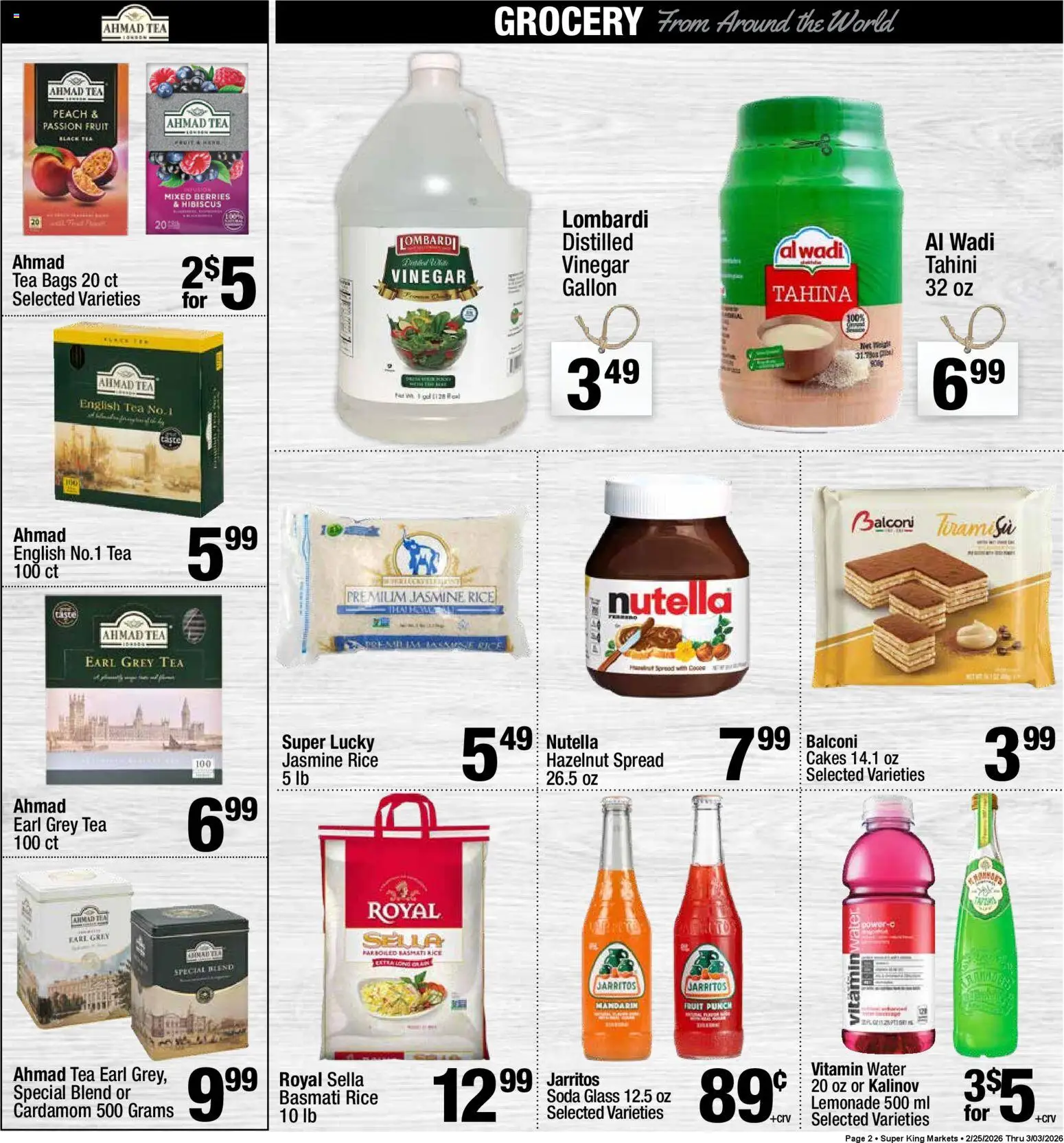Super King - Weekly Ad - valid from 25.02.2026 | Page: 2 | Products: Vitamin, Berries, Water, Peach