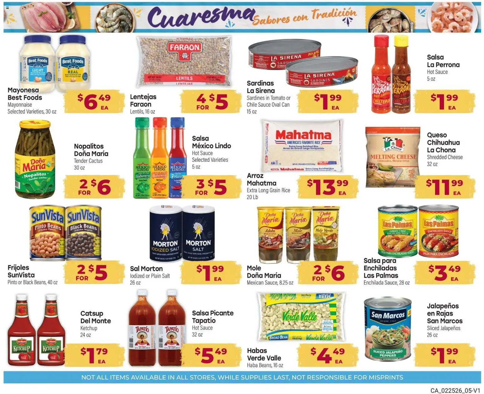 Cardenas Monthly Ad - valid from 25.02.2026 | Page: 5 | Products: Peppers, Cheese, Sauce, Salt
