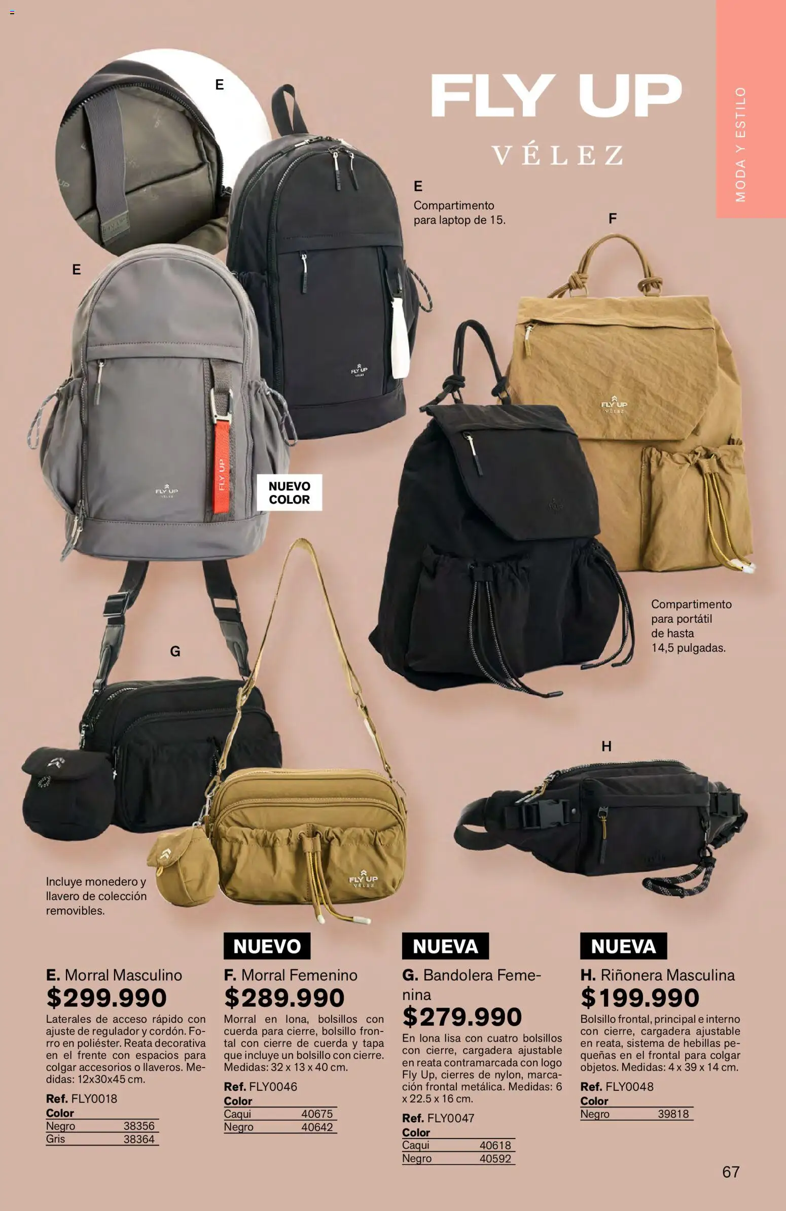 Leonisa revista - valida desde el 16.03.2026 | Página: 67 | Productos: Hebillas, Laptop, Lona, Cuerda