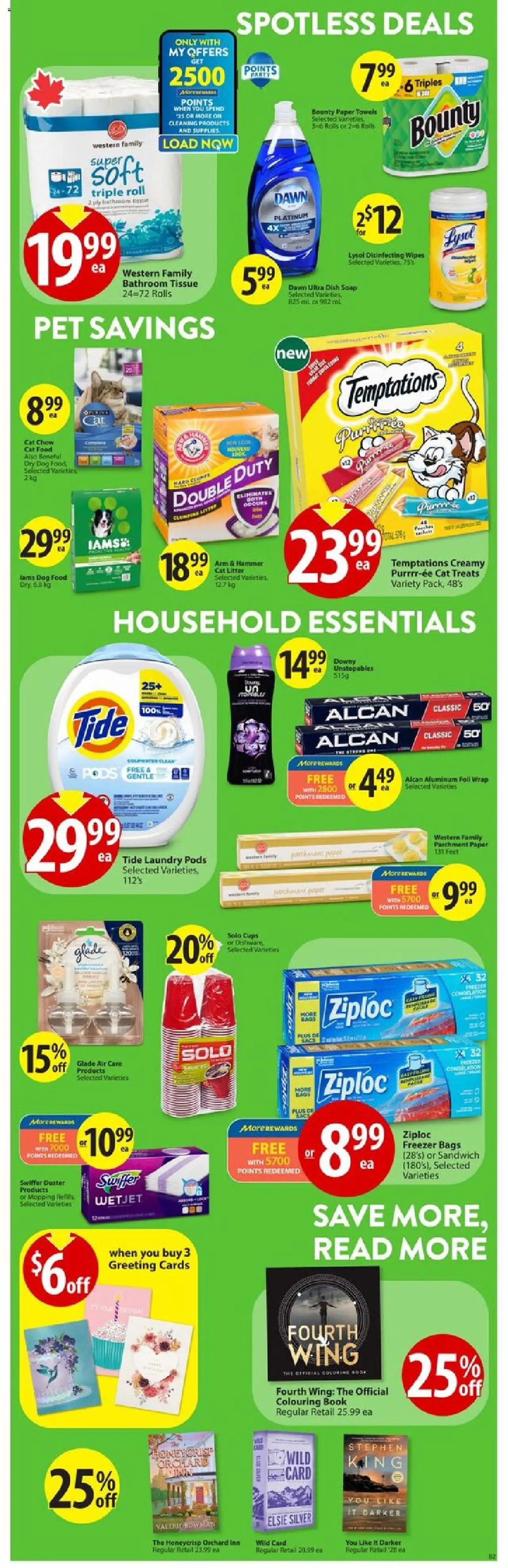Save on foods flyer valid from 25.09.2025 | Page: 32 | Products: Freezer, Soap