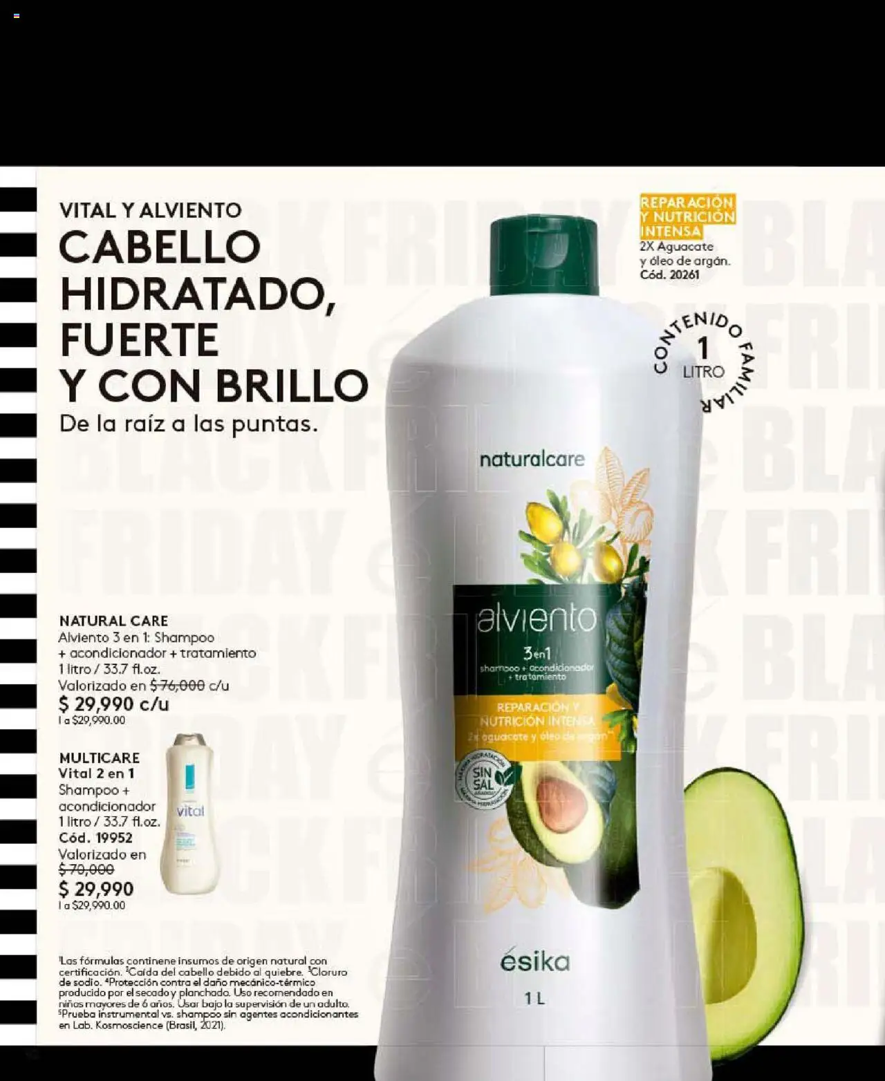 Ésika revista - valida desde el 24.09.2025 | Página: 92 | Productos: Aguacate, Shampoo, Brillo, Acondicionador
