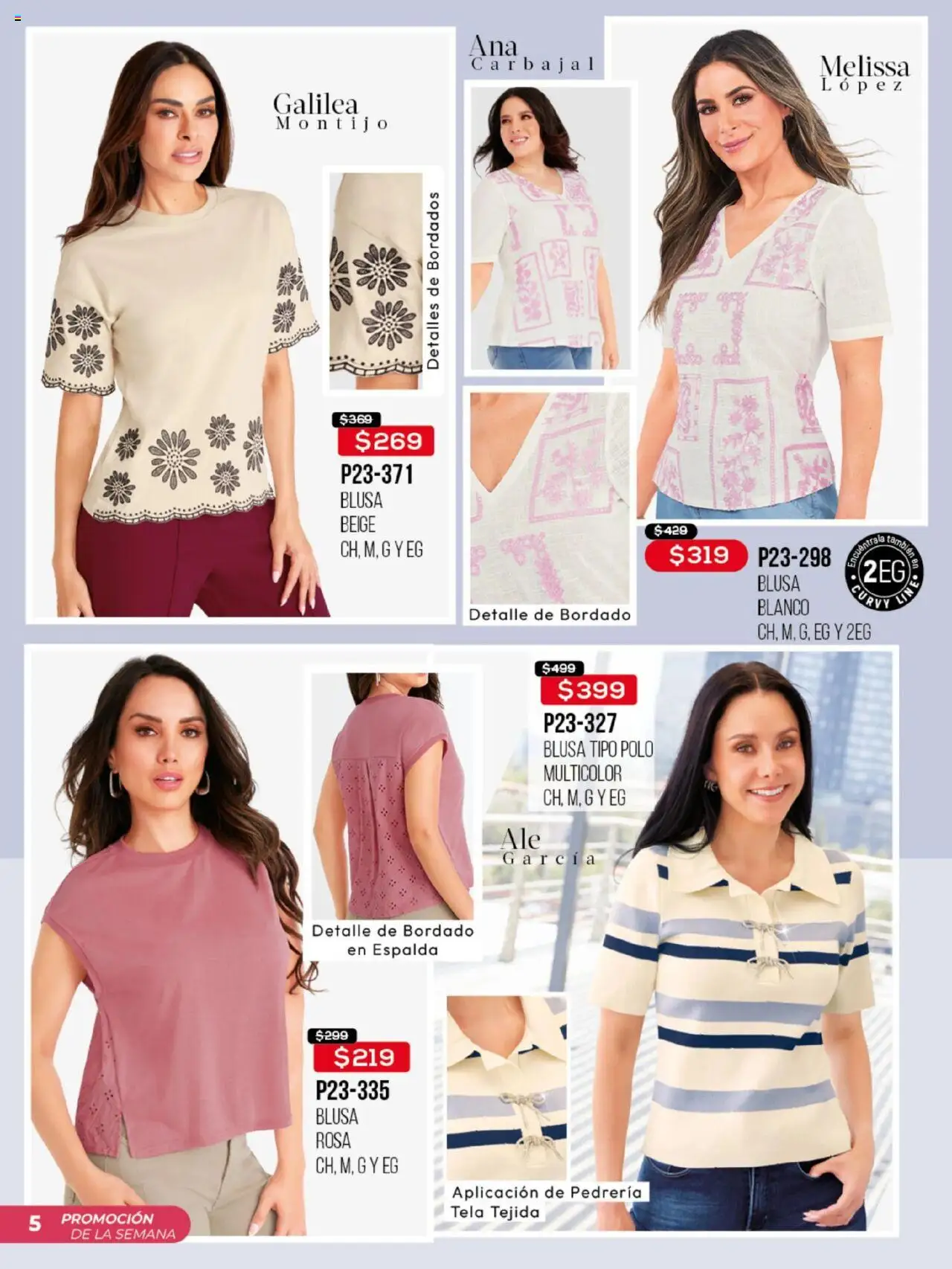 Nuevas ofertas de Cklass válidas en toda la República Mexicana desde el 01.10.2025. ¡Encuentra las mejores ofertas en Cklass - Catálogo Promoción De La Semana! | Página: 6 | Productos: Blusa