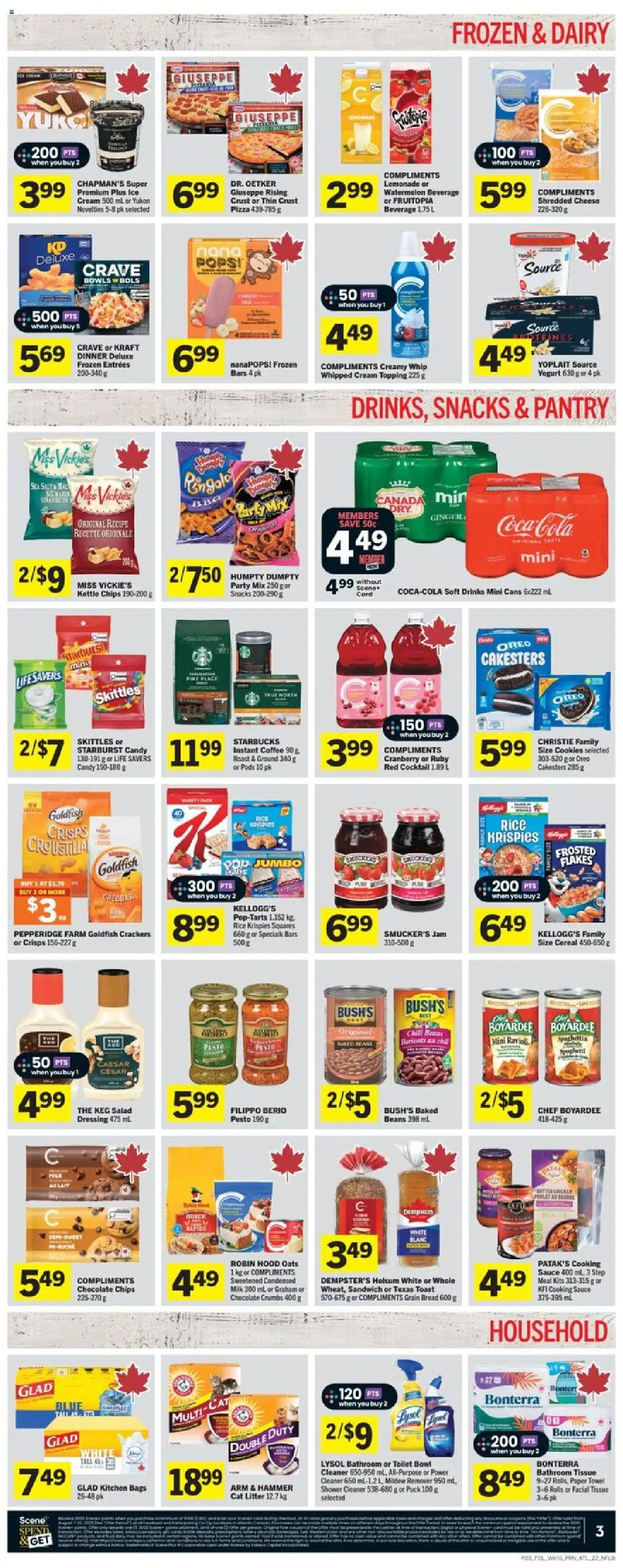 Foodland flyer valid from 14.08.2025 | Page: 4 | Products: Cookies, Flakes, Salad, Coffee