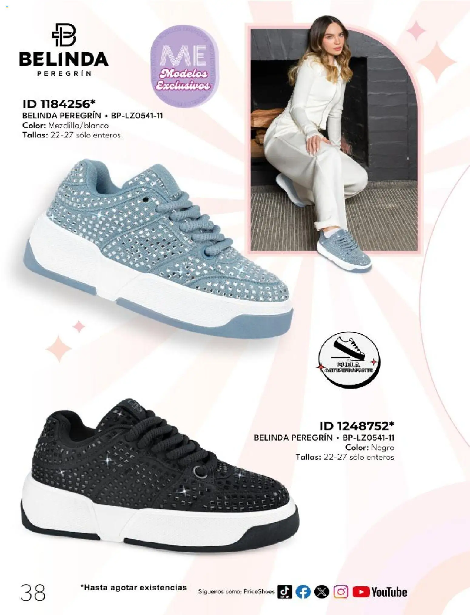 Nuevas ofertas de Price Shoes válidas en toda la República Mexicana desde el 08.12.2025. ¡Encuentra las mejores ofertas en Price Shoes catálogo Belinda! | Página: 38