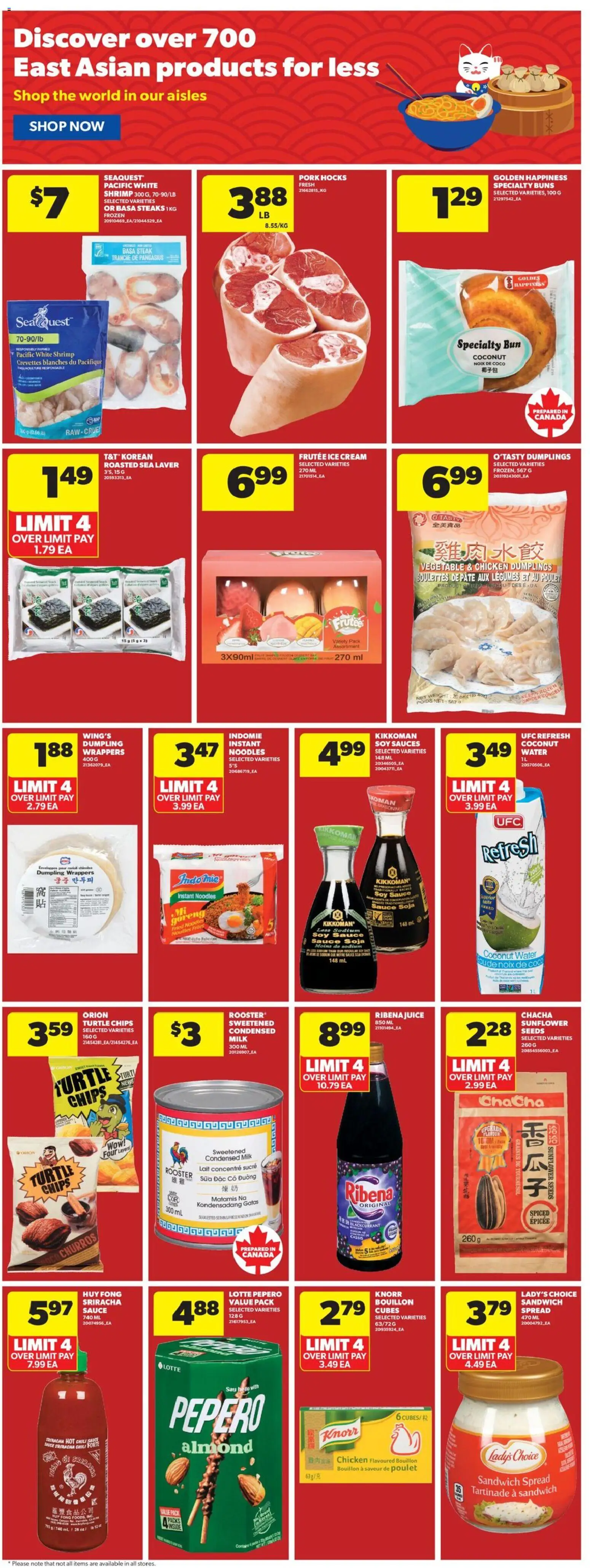 Real Canadian Superstore flyer valid from 26.02.2026 | Page: 20 | Products: Noodles, Cream, Ice cream, Juice