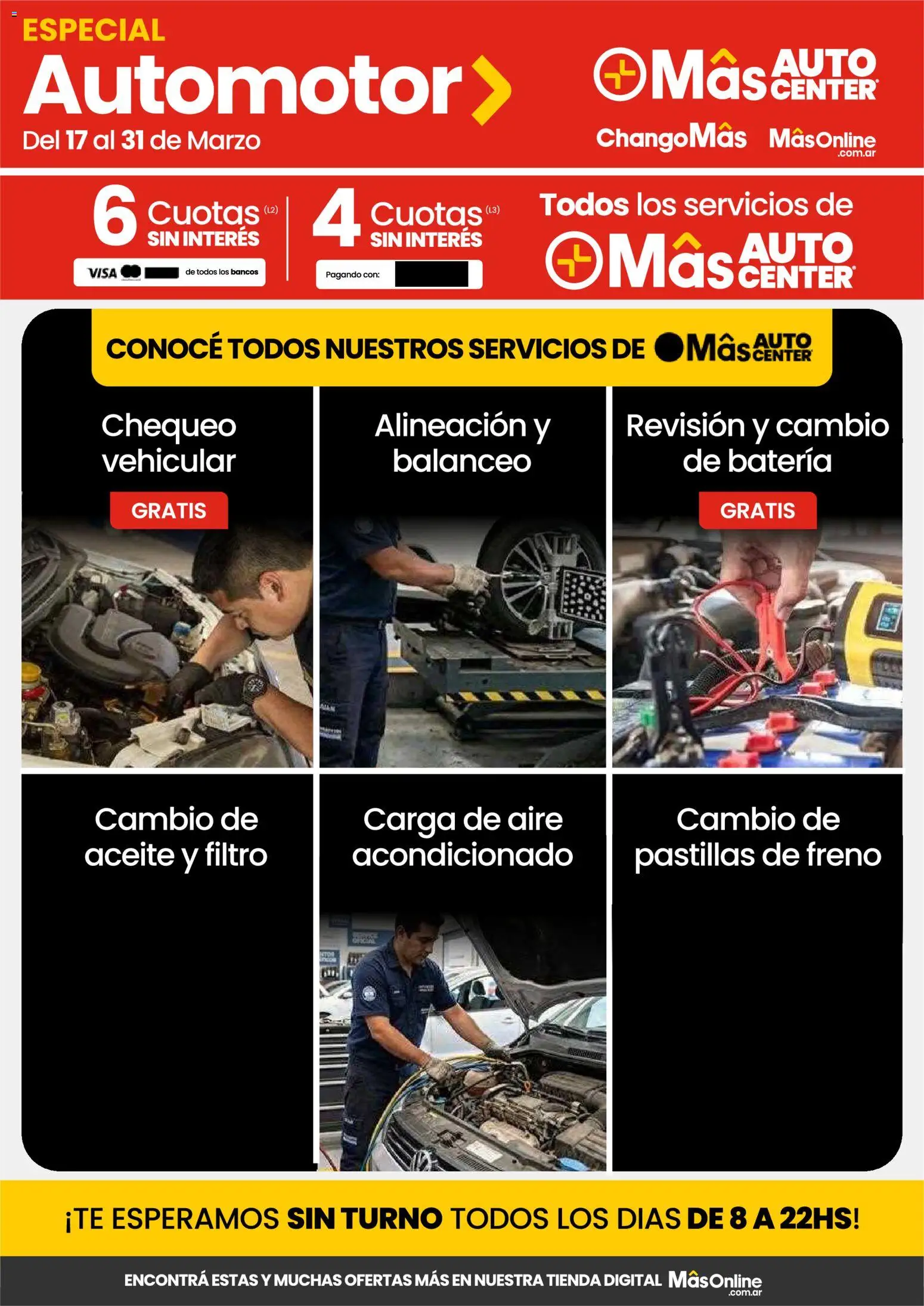 Changomas Folleto Automotor │ válido desde el 25.03.2026 | Página: 6 | Productos: Batería, Aceite