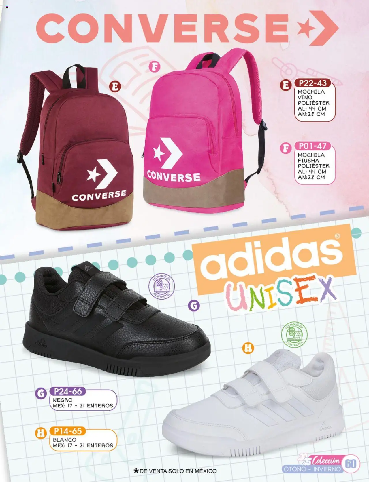 Nuevas ofertas de Cklass válidas en toda la República Mexicana desde el 14.07.2025. ¡Encuentra las mejores ofertas en Cklass catálogo Nina! | Página: 63 | Productos: Mochila, Vino