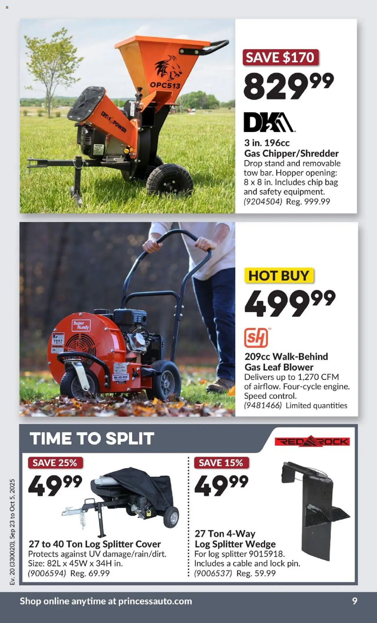Princess Auto flyer valid from 23.09.2025 | Page: 15 | Products: Cable, Bag