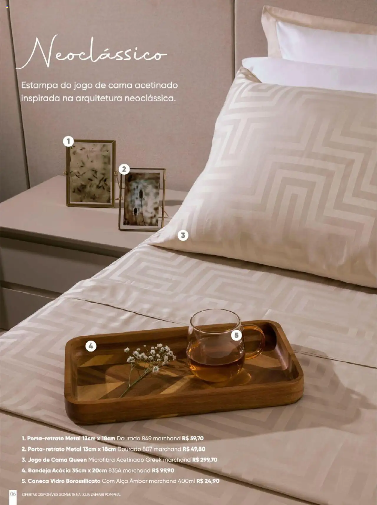 Zaffari Folheto - válido de 09.06.2025 | Página: 6 | Produtos: Jogo de cama, Cama, Caneca, Bandeja