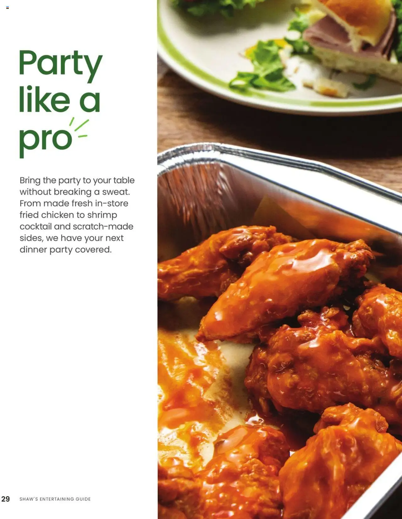 Shaw's Entertaining Guide - valid from 01.01.2025 | Page: 30 | Products: Table