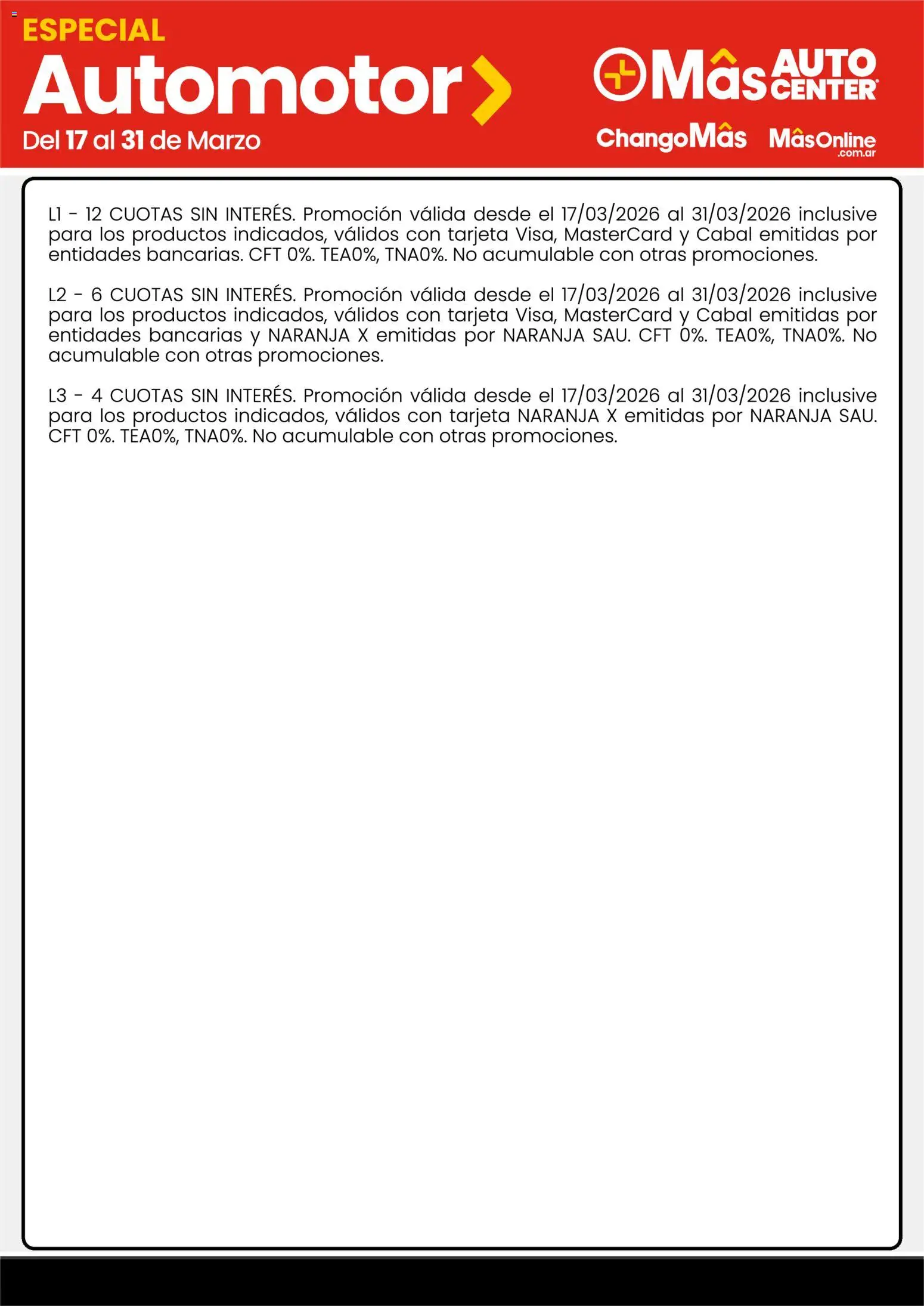 Changomas Folleto Automotor │ válido desde el 25.03.2026 | Página: 7