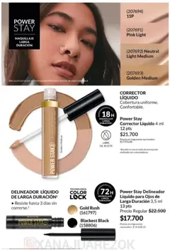 Vista previa Avon - Campaña 3/2026 válido desde el 01.03.2026 | Página: 21 | Productos: Aceite, Maquillaje, Delineador