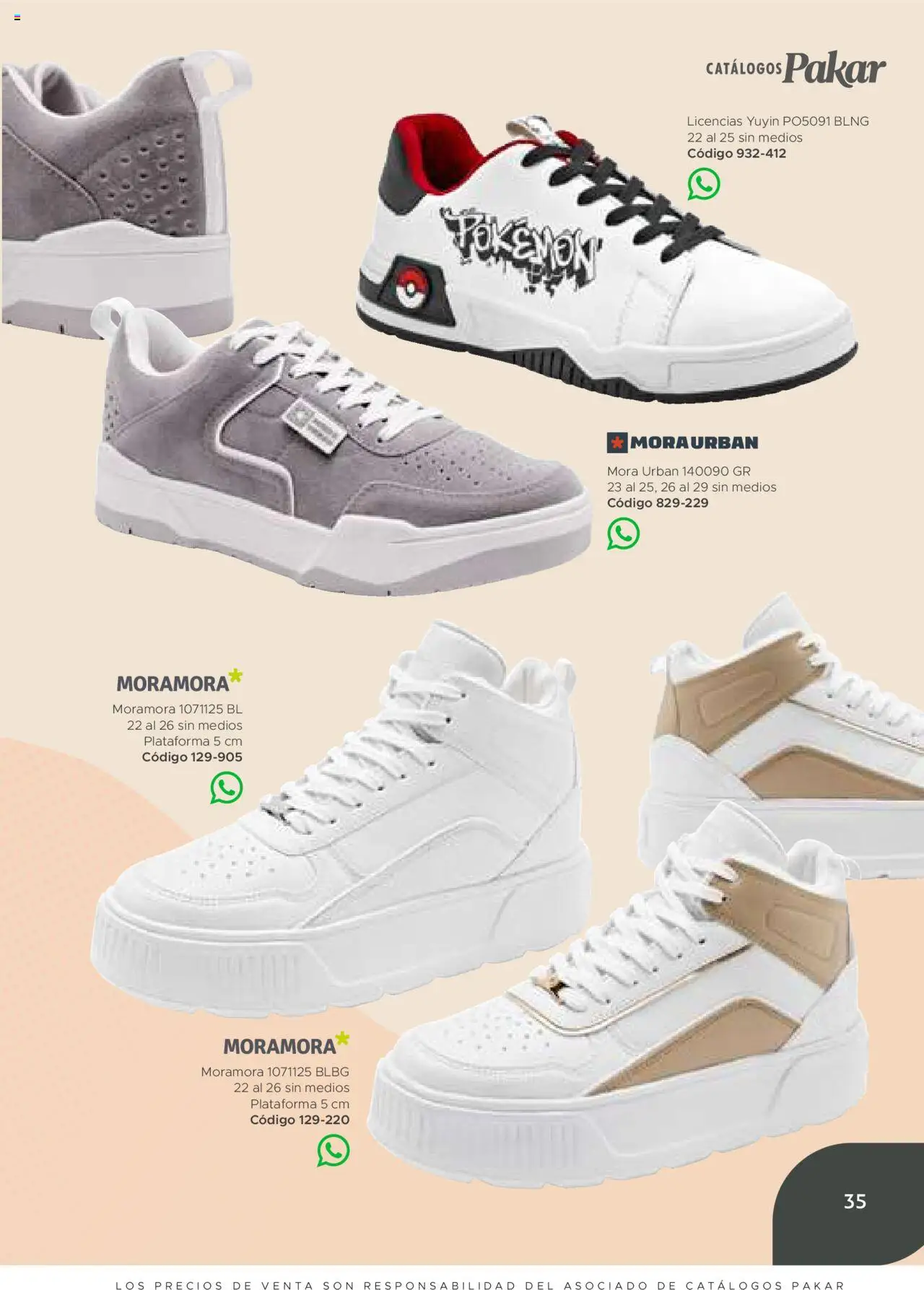 Nuevas ofertas de SC Pakar válidas en toda la República Mexicana desde el 24.07.2025. ¡Encuentra las mejores ofertas en SC Pakar - Catálogo Casual otoño / invierno! | Página: 35