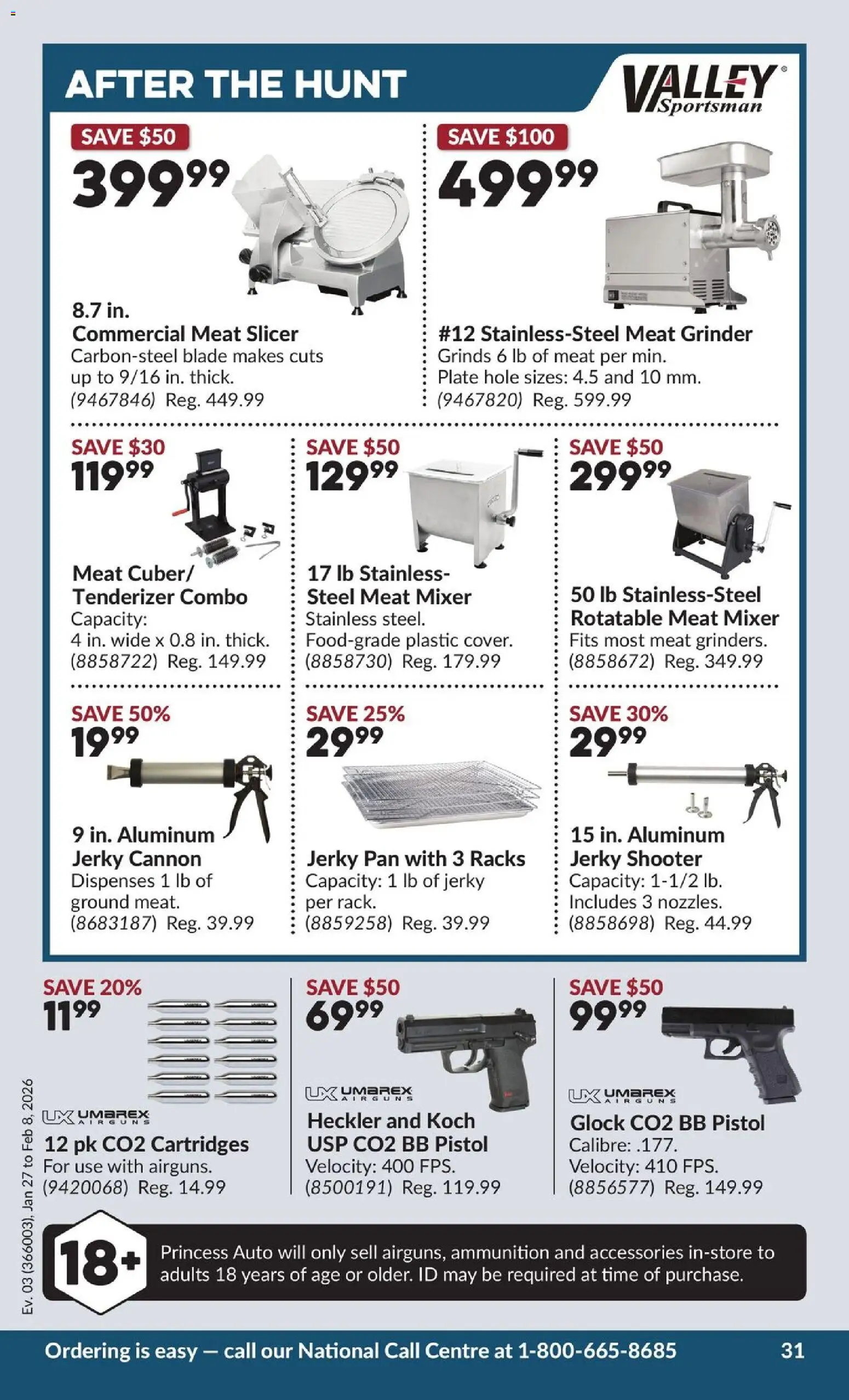 Princess Auto flyer valid from 27.01.2026 | Page: 39 | Products: Slicer, Grinder, Mixer