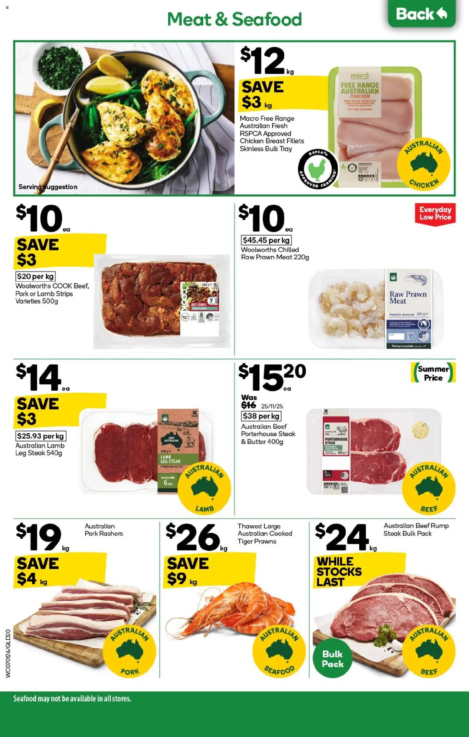 Woolworths catalogue - valid from 07.01.2026 | Page: 20 | Products: Butter, Pork, Lamb, Meat