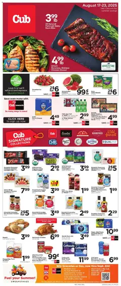 Preview of Cub Foods weekly ads valid from 17.08.2025