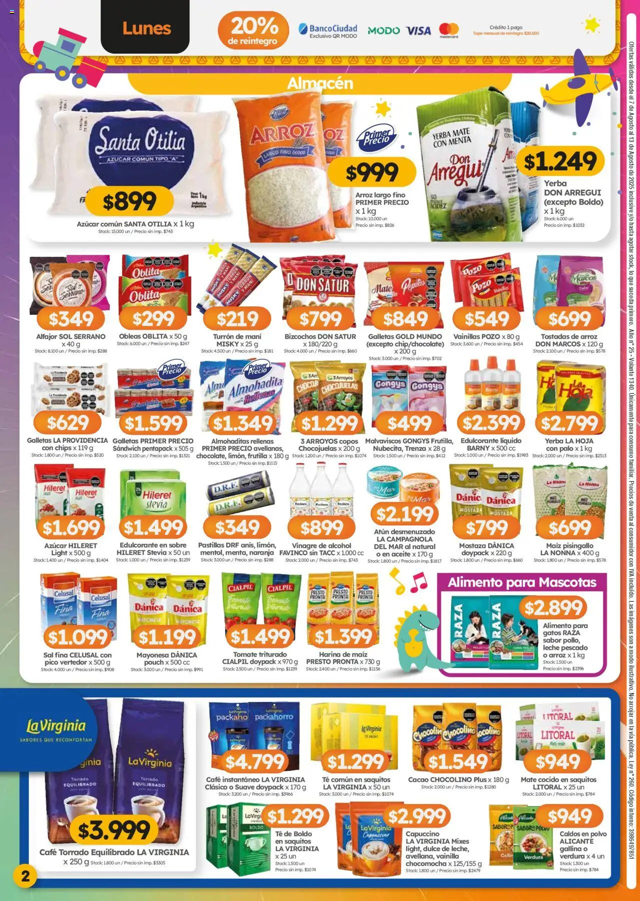 Cordiez ofertas │ válido desde el 07.08.2025 | Página: 2 | Productos: Pico, Mate, Frutilla, Café
