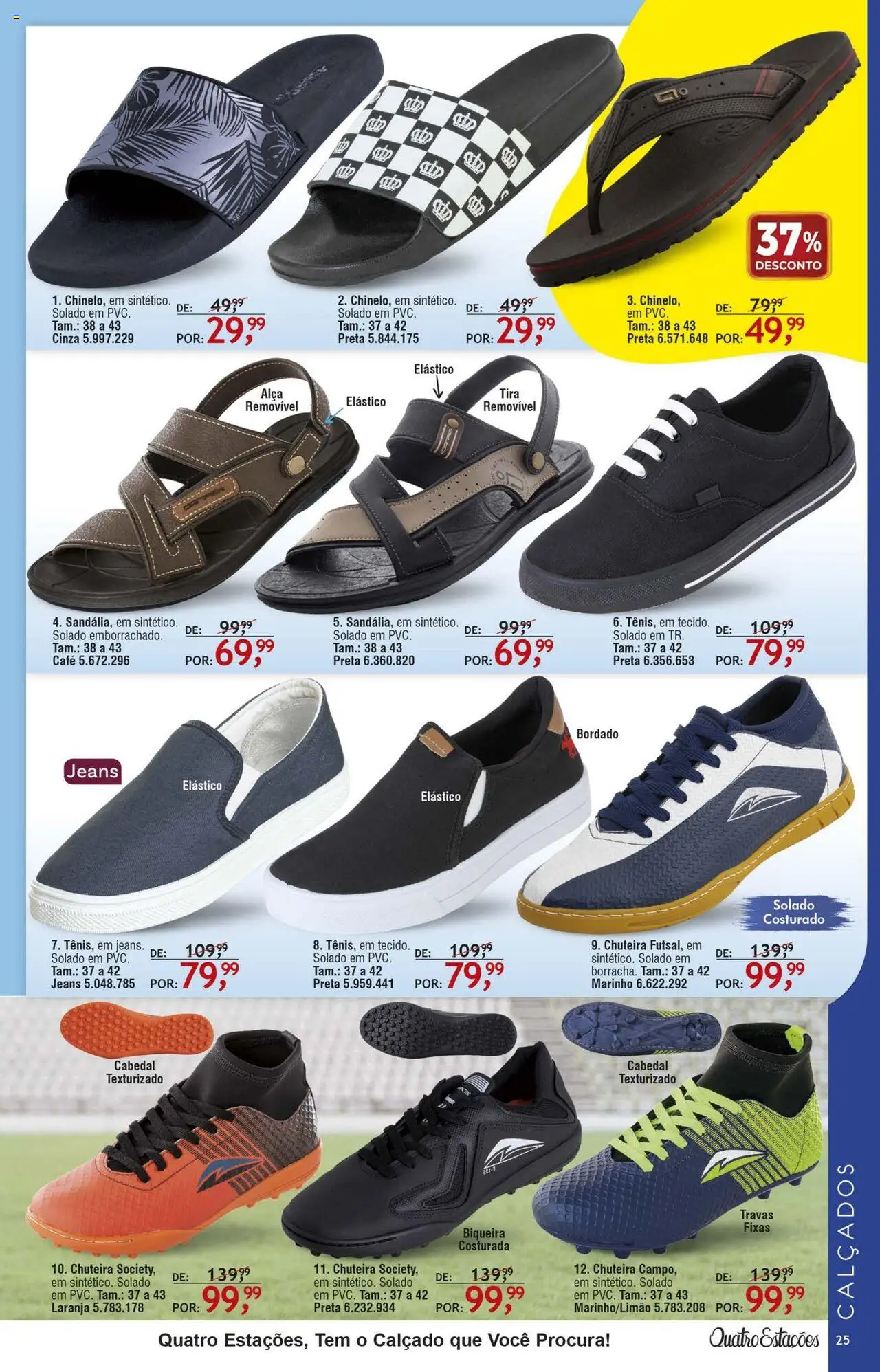 Quatro Estações Folheto - válido de 01.08.2025 | Página: 21 | Produtos: Chuteira, Café, Jeans