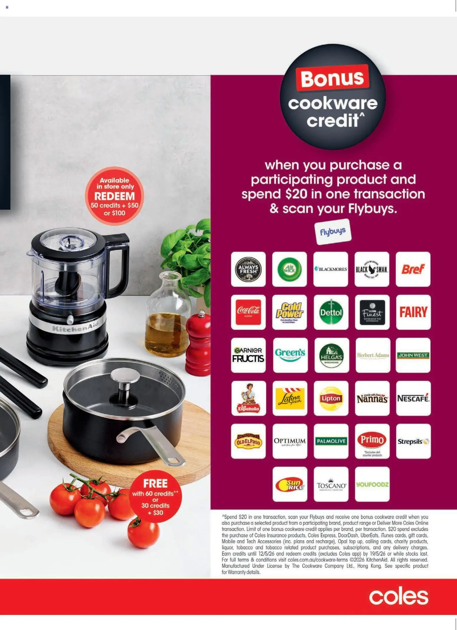 Coles catalogue - valid from 02.04.2026 | Page: 21 | Products: Rice, Cookware, Opal, Coca Cola