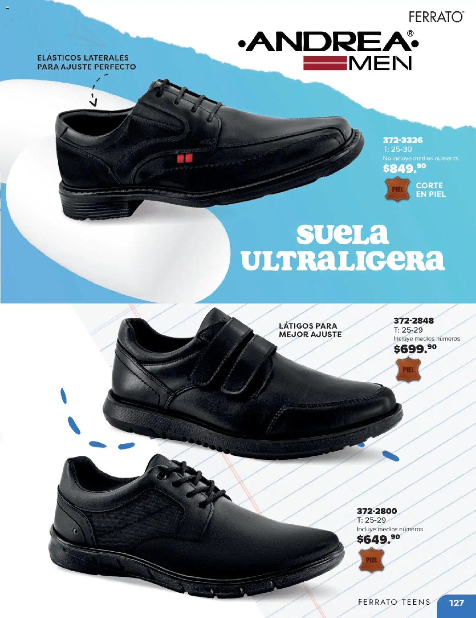 Nuevas ofertas de Andrea válidas en toda la República Mexicana desde el 25.05.2025. ¡Encuentra las mejores ofertas en Andrea catálogo Colegial ! | Página: 127