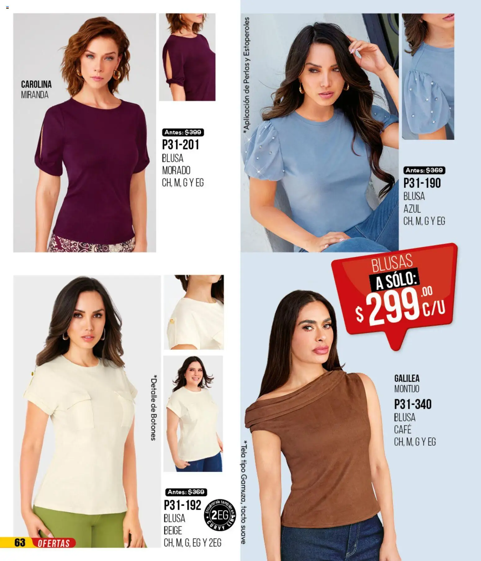 Nuevas ofertas de Cklass válidas en toda la República Mexicana desde el 12.01.2026. ¡Encuentra las mejores ofertas en Cklass catálogo Mega Ofertas Ropa! | Página: 64 | Productos: Blusa, Café