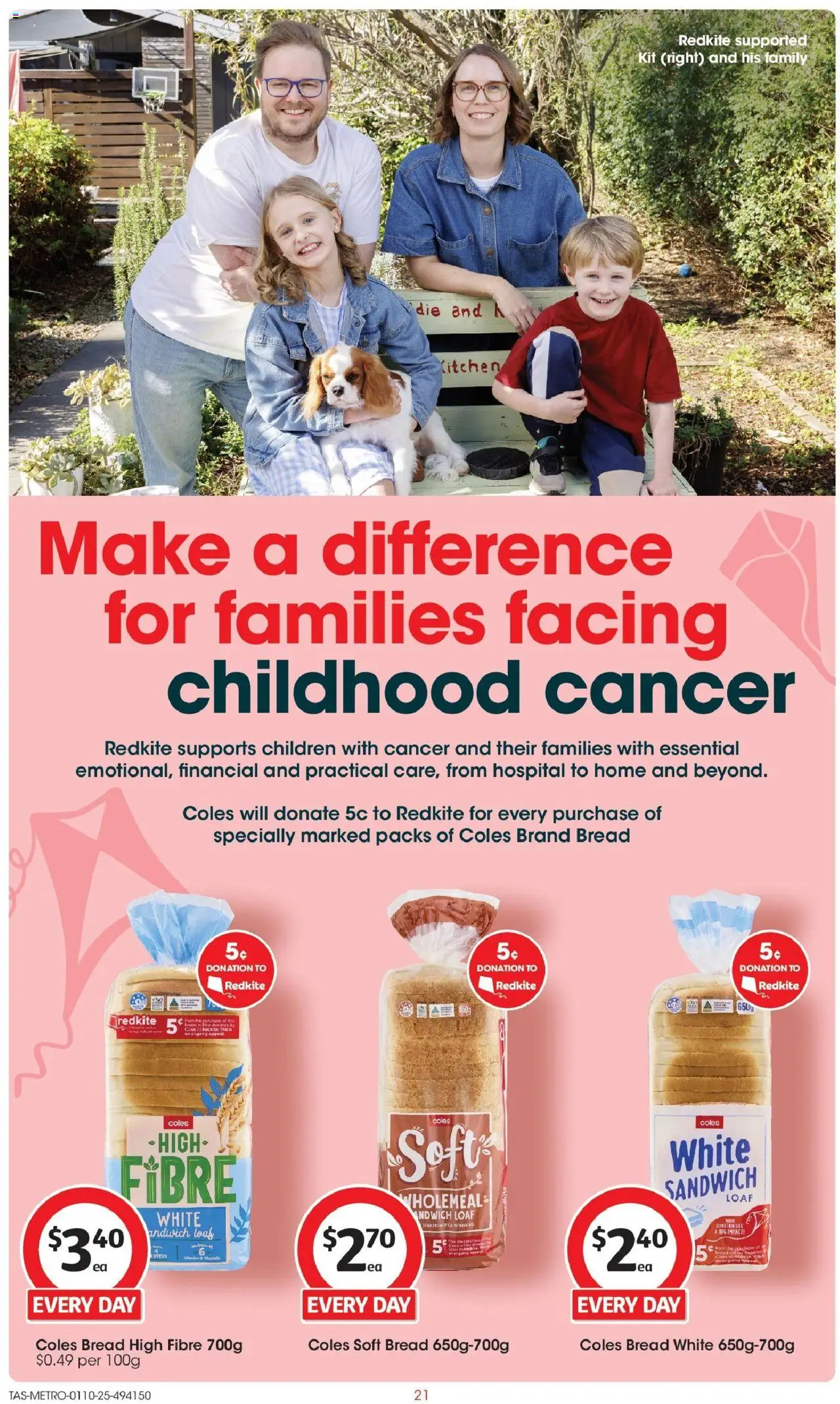 Coles catalogue - valid from 01.10.2025 | Page: 21 | Products: Bread