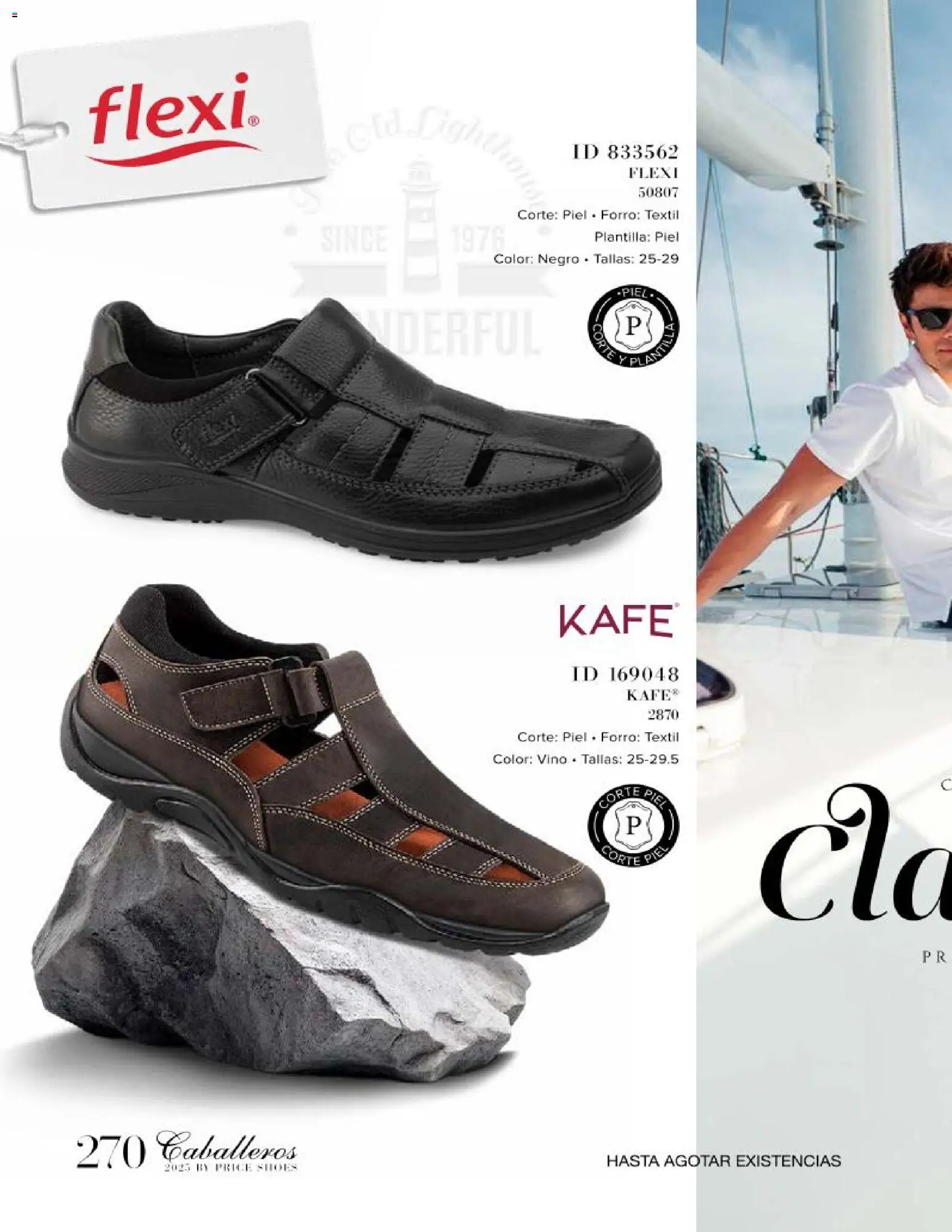 Nuevas ofertas de Price Shoes válidas en toda la República Mexicana desde el 26.11.2025. ¡Encuentra las mejores ofertas en Price Shoes catálogo Caballeros! | Página: 270 | Productos: Vino