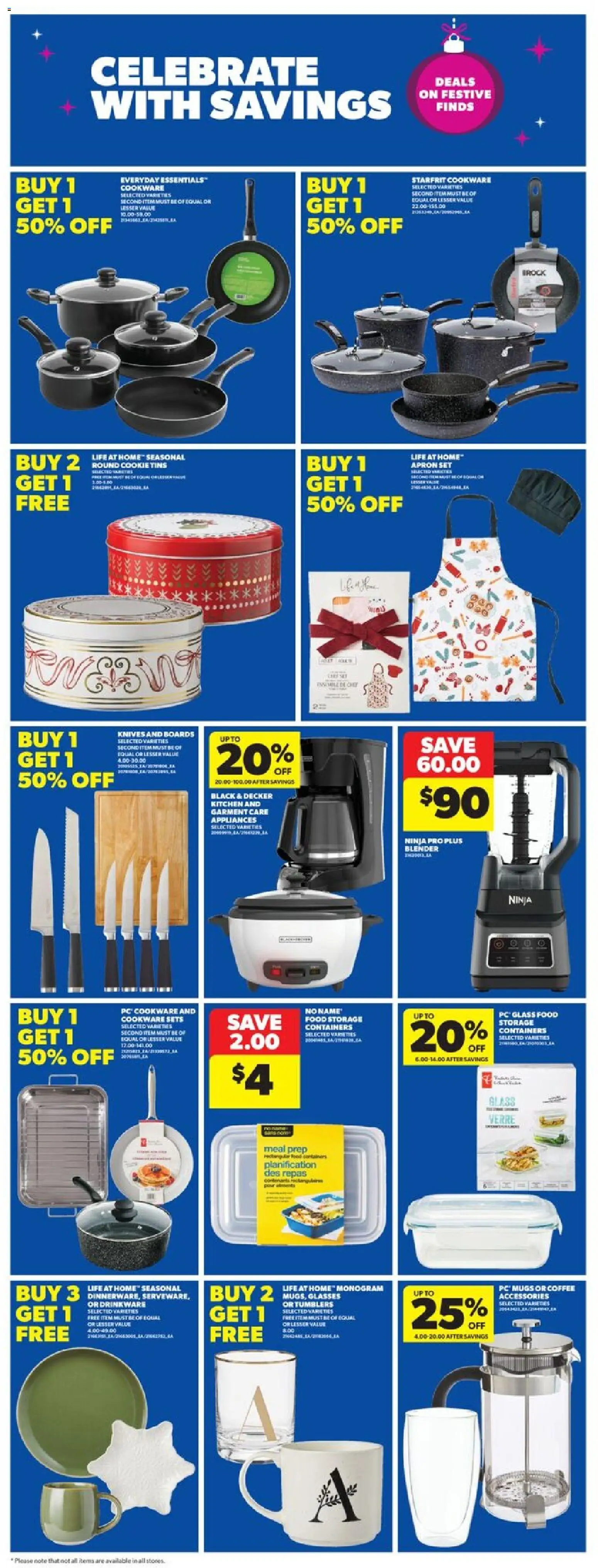 Real Canadian Superstore flyer valid from 04.12.2025 | Page: 34 | Products: Glasses, PC, Coffee