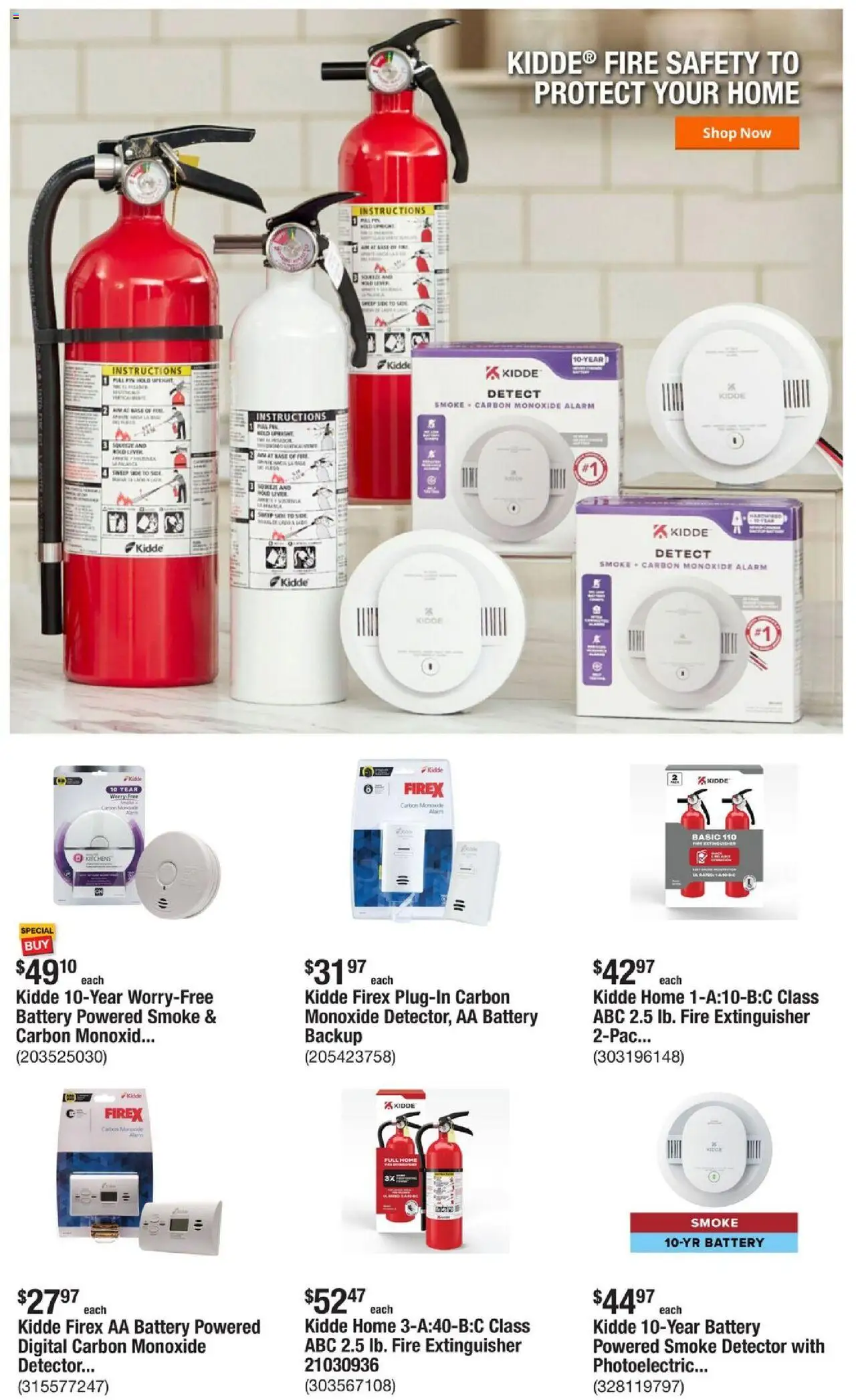 Home Depot Weekly Ad - valid from 25.09.2025 | Page: 8 | Products: Battery, Alarm