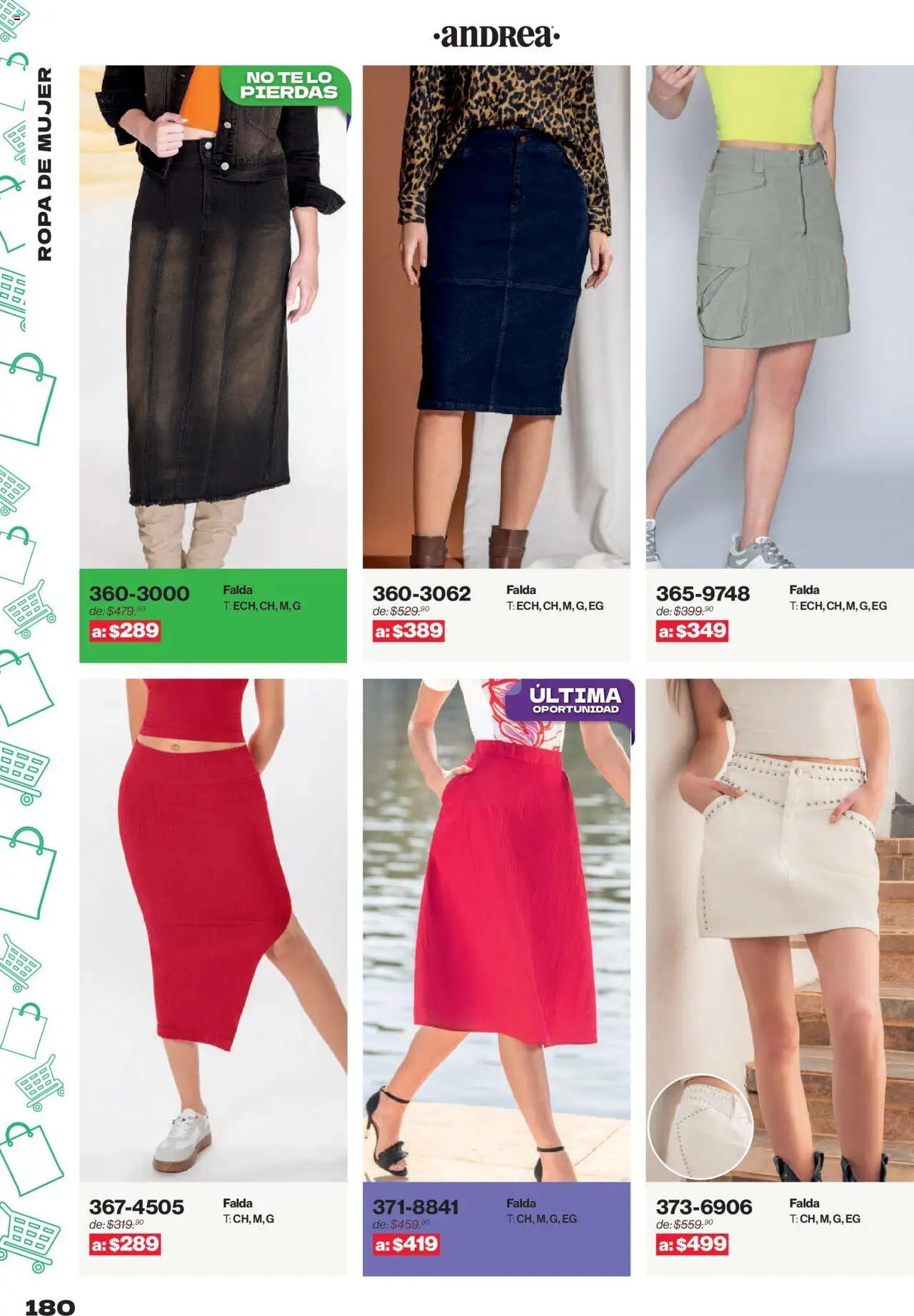 Nuevas ofertas de Andrea válidas en toda la República Mexicana desde el 10.08.2025. ¡Encuentra las mejores ofertas en Andrea - Catálogo Outlet! | Página: 180 | Productos: Ropa, Falda, Té